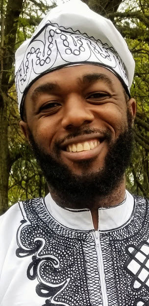 Off White African Adebo kufi Hat with Black Embroidery-DPH2980、mySite、solidvoid