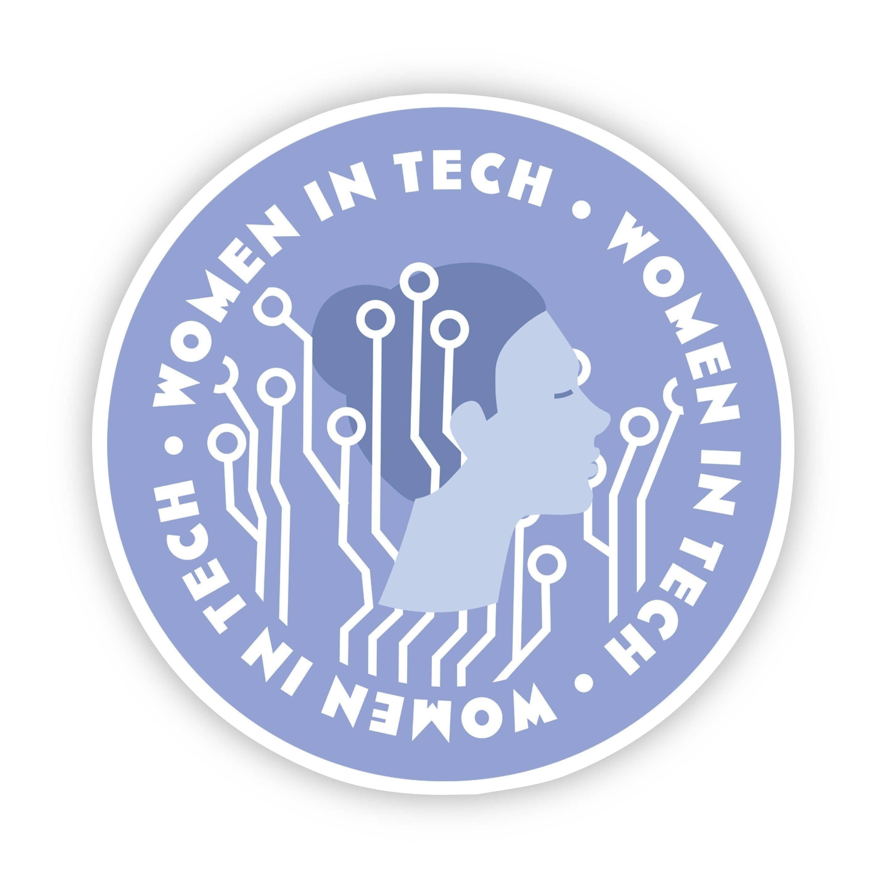  Women in Tech Purple Sticker、mySite、elrpsem3k