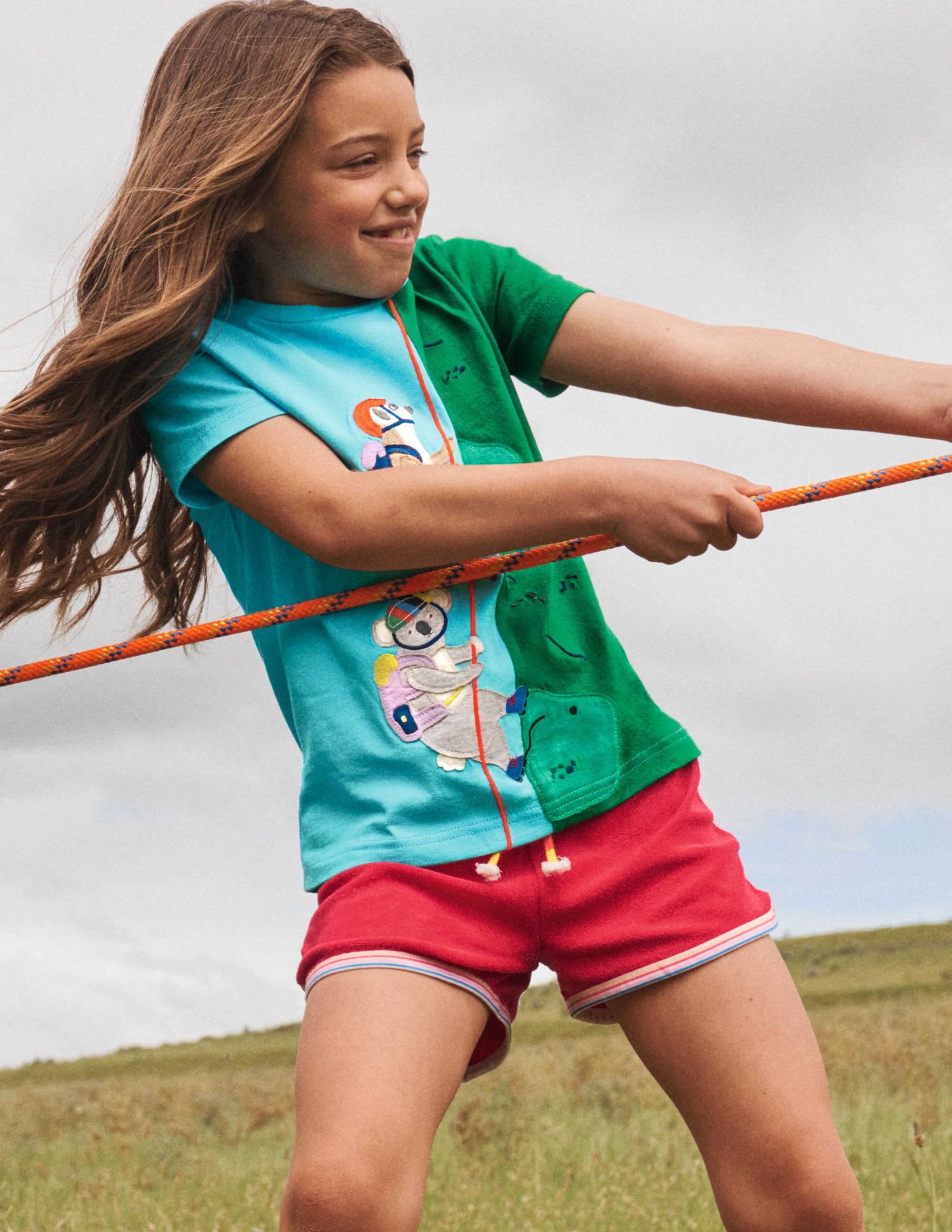  Retro Towelling Shorts-Fire Red、mySite、ashleygrahame