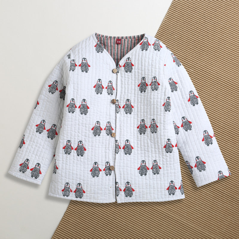 Cotton Quilted Jacket | Unisex | White、mySite、camillekostekn