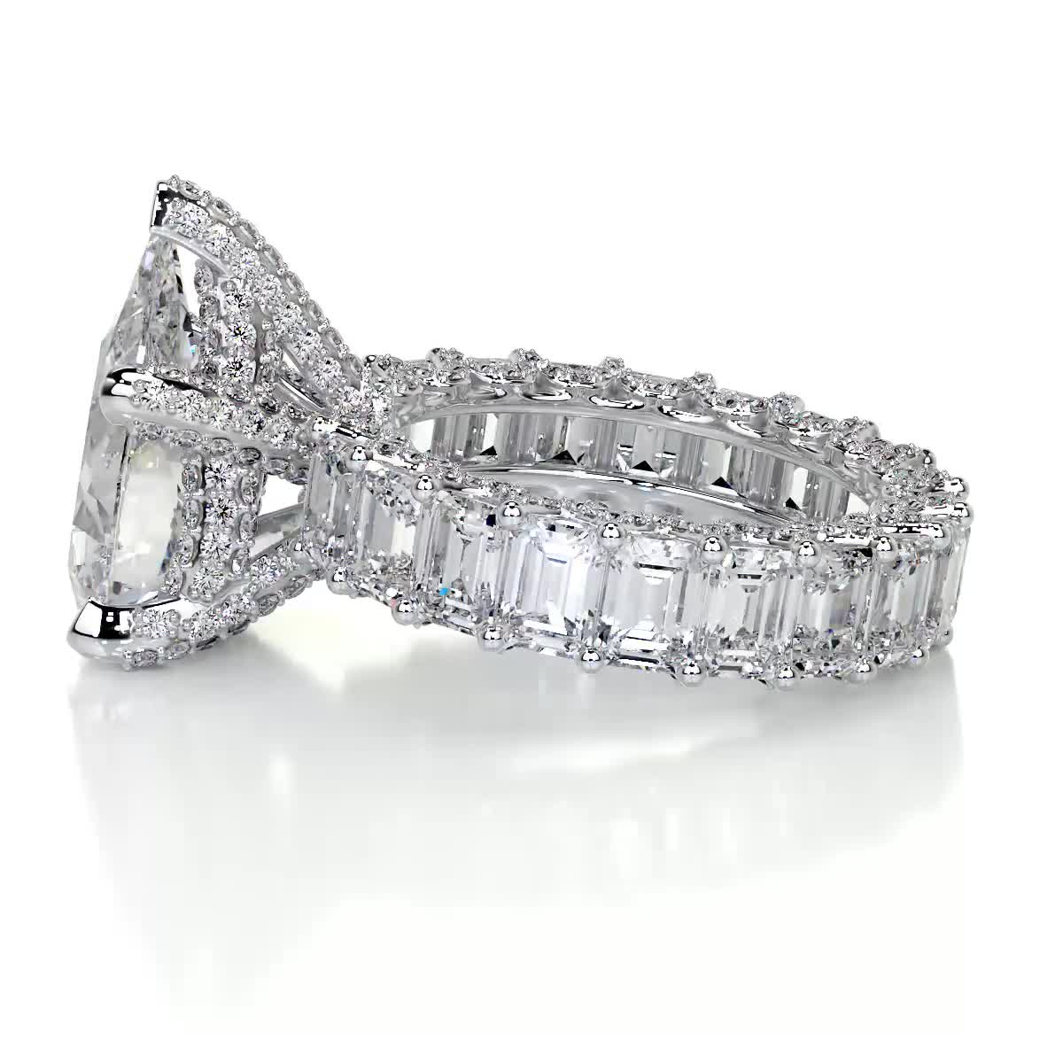 Arabella Diamond Engagement Ring -18K White Gold、mySite、hinf8tx79