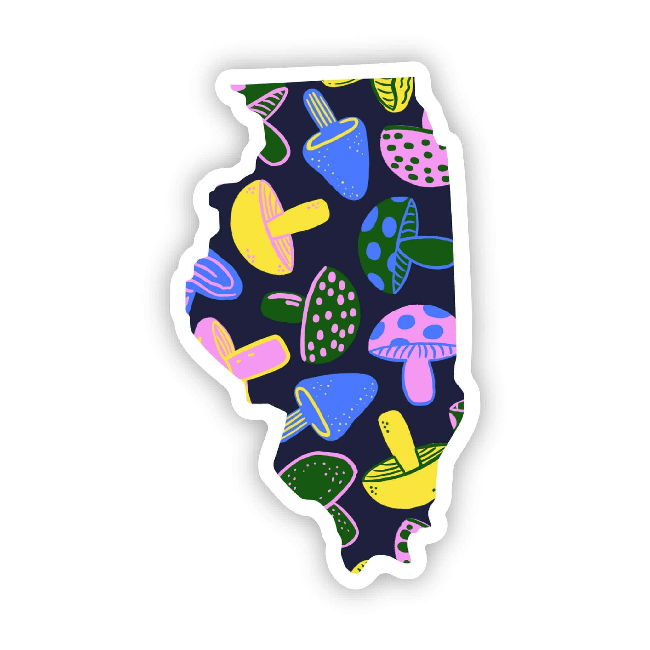  Illinois Sticker - Mushroom、mySite、ghnorth