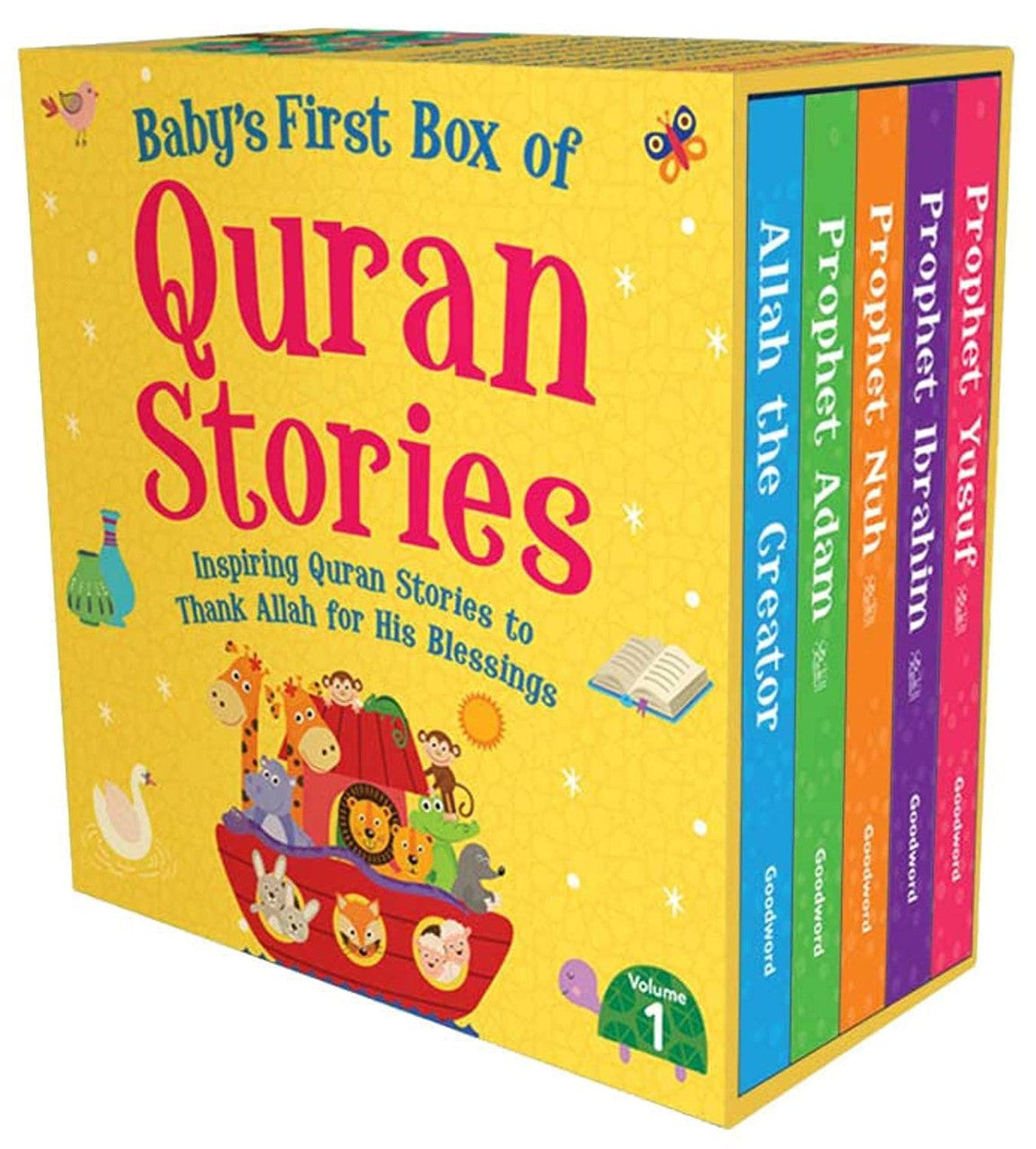 Baby's First Box of Quran Stories Volume 1 (5 Board Books Set)、mySite、topwebapps
