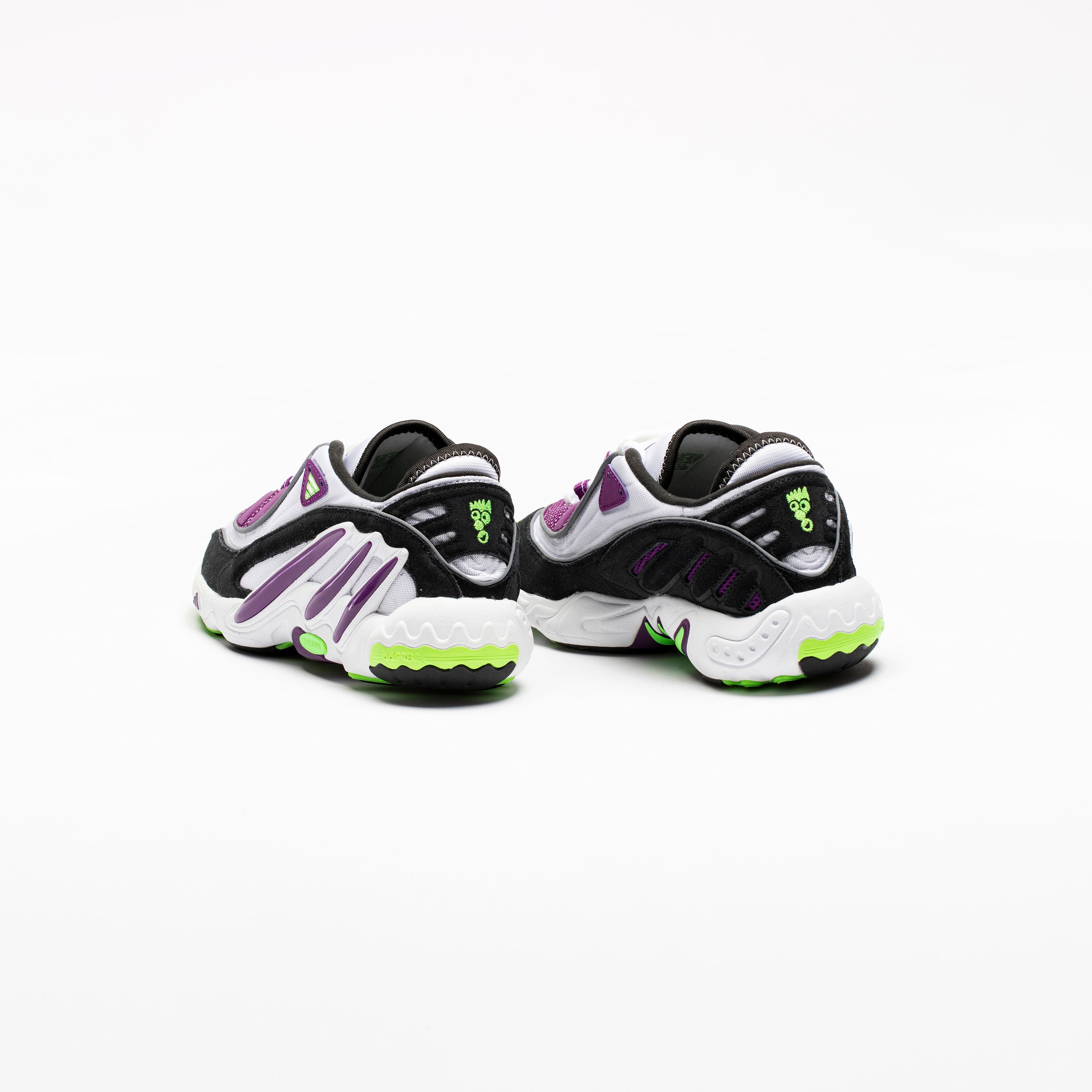FYW 98 Mens Running Shoe - White/Black/Solar Green/Glory Purple、mySite、dreamappss