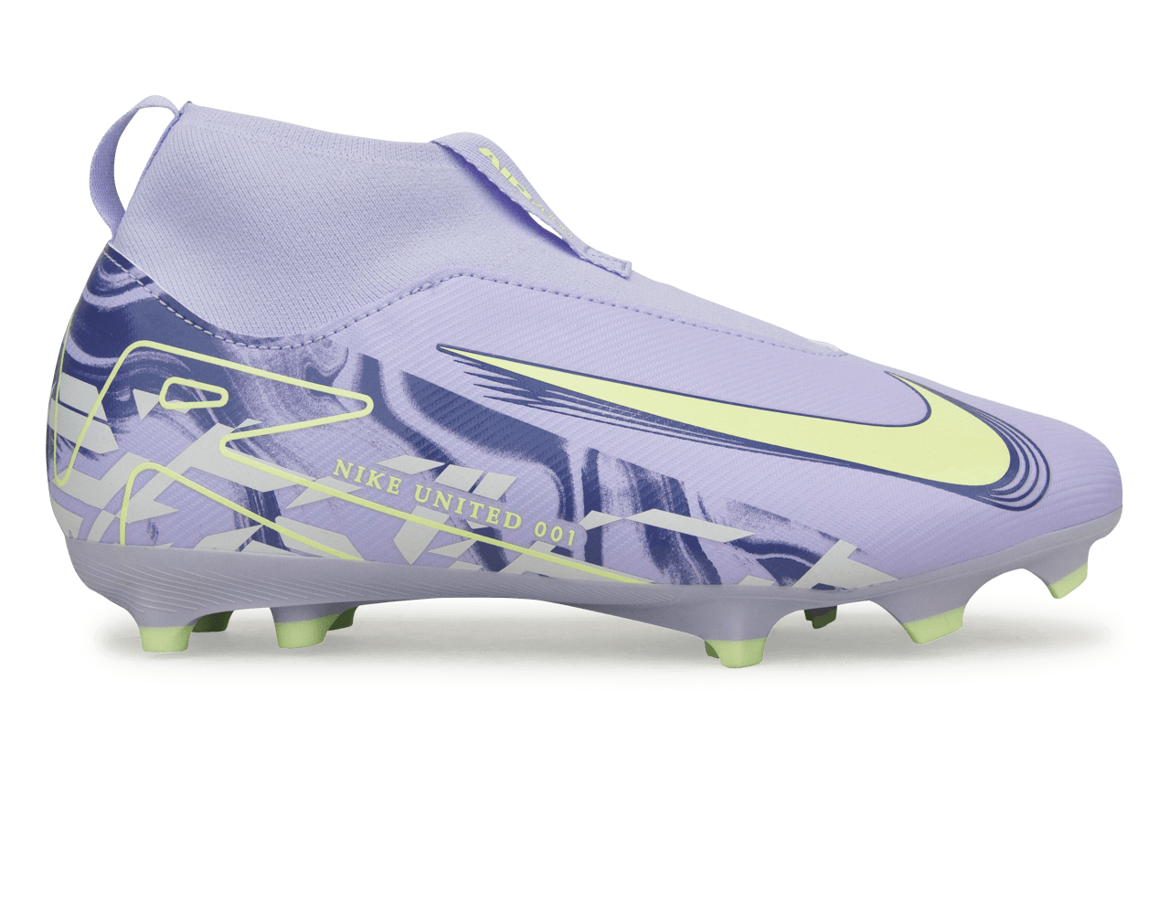 Nike Kids United Mercurial Superfly 10 Academy FG/MG Purple Agate/Barely Volt、mySite、noshort