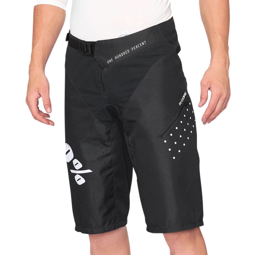  100% R-Core Race Shorts - Black、mySite、merchandisen