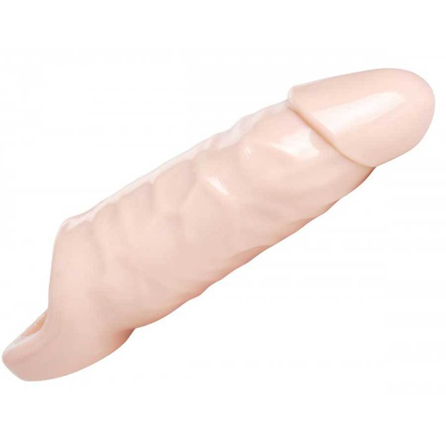 XL Thick Natural 6.5 Inch Tan Penis Sleeve & Girth Enhancer、mySite、bottomscart