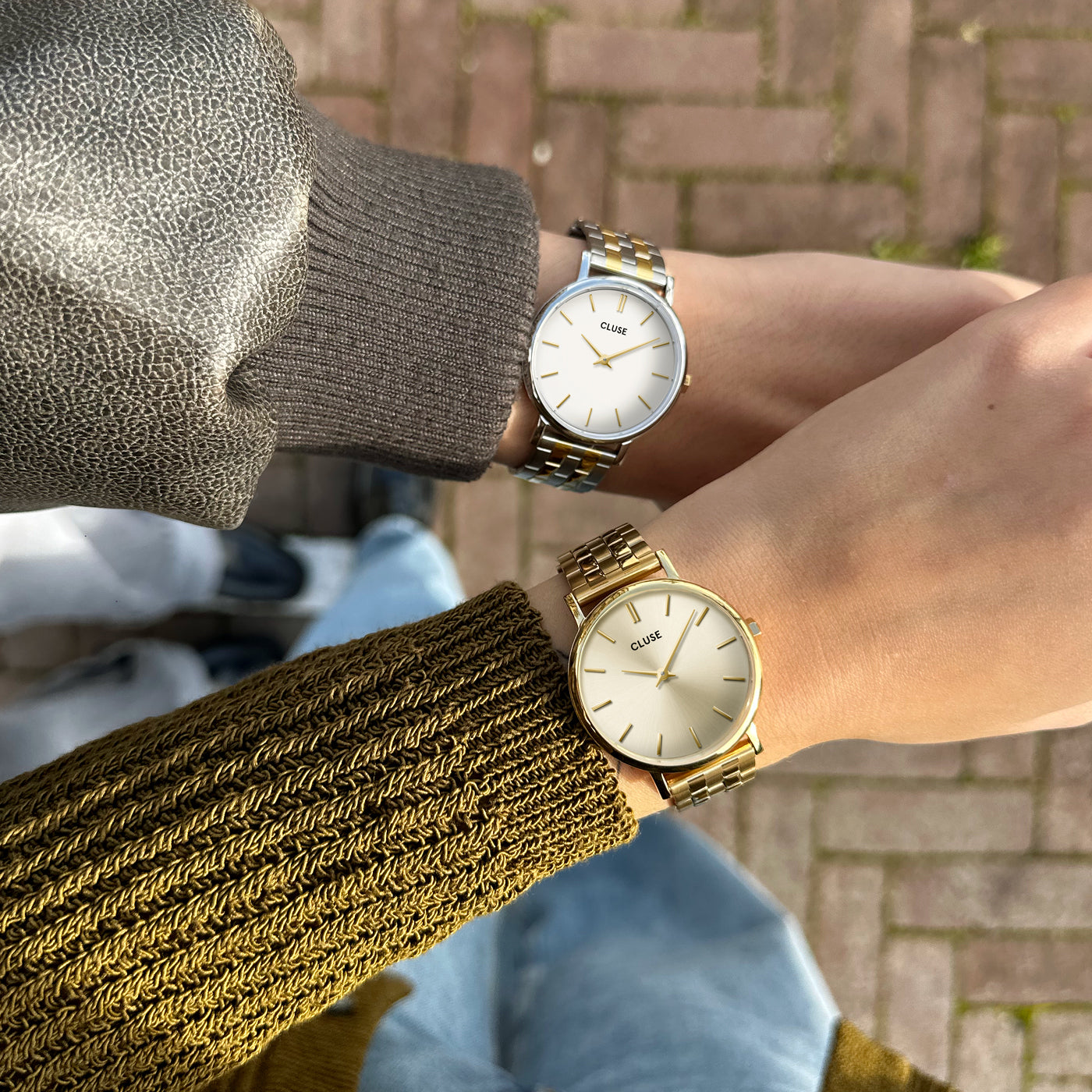  Pavane Petite 2.0 Watch Steel, Coconut Milk, Two-Tone