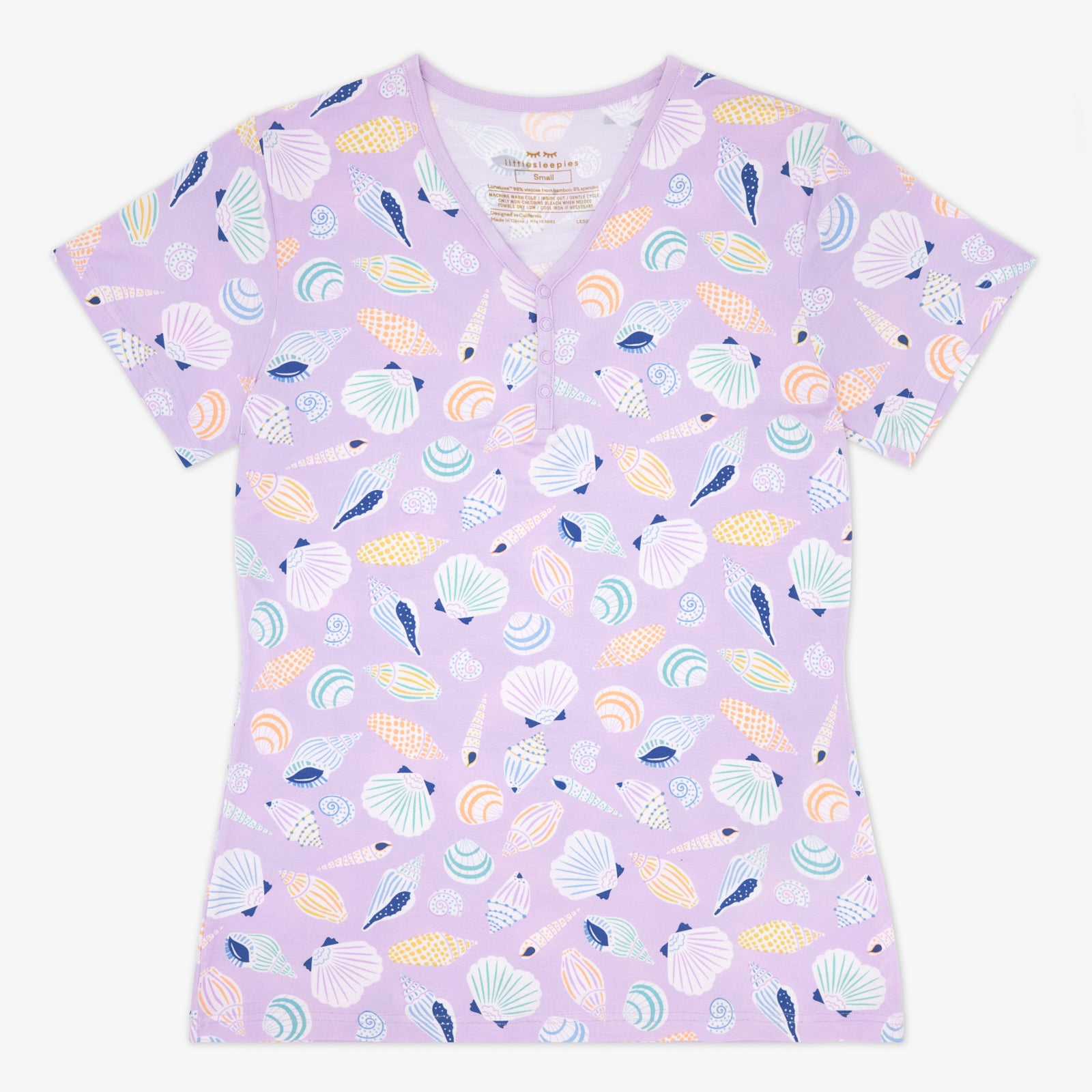  Sandy Treasures Women's Short Sleeve Pajama Top、mySite、layawaytickets