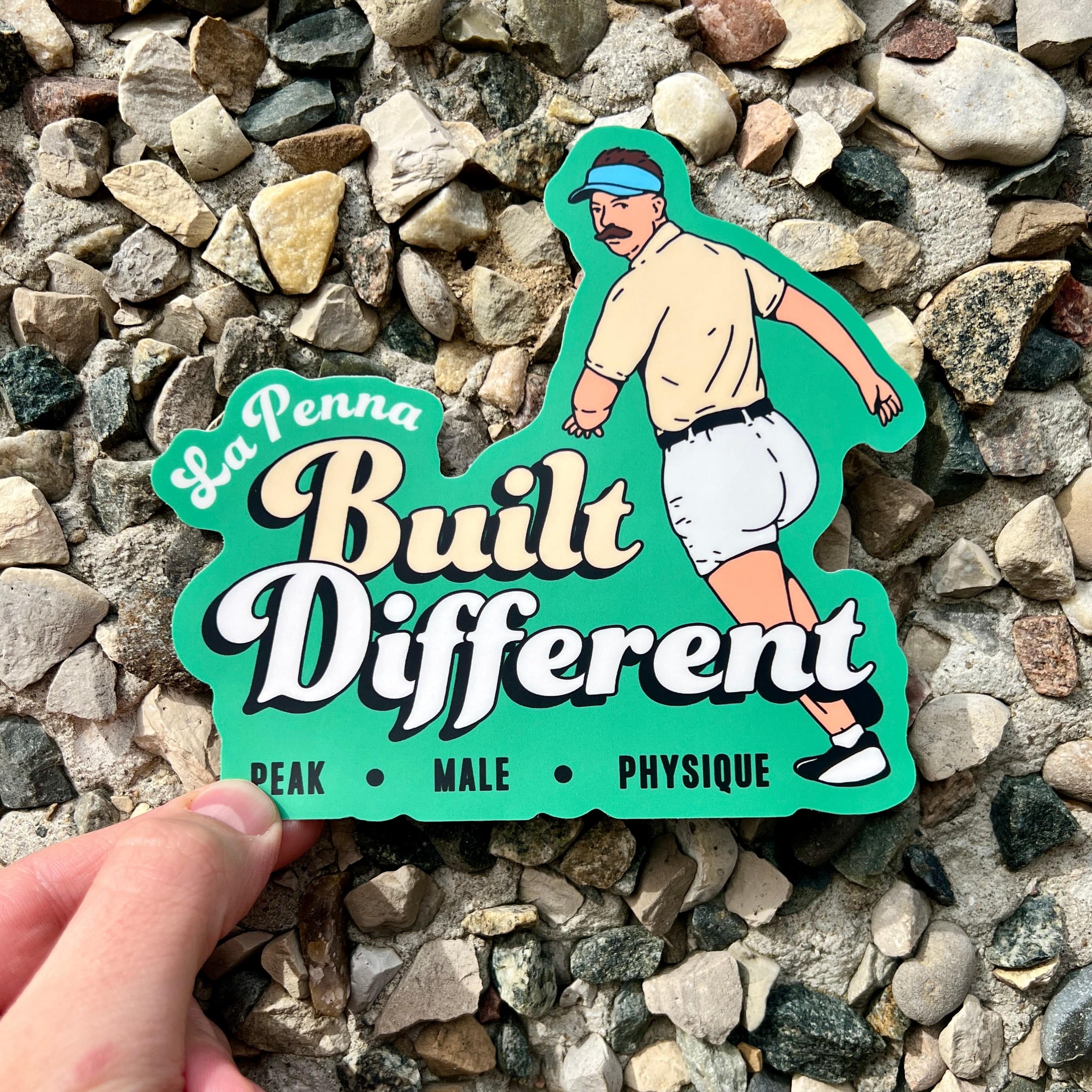  Built Different Frankie Lapenna Sticker、mySite、elrpsem3k