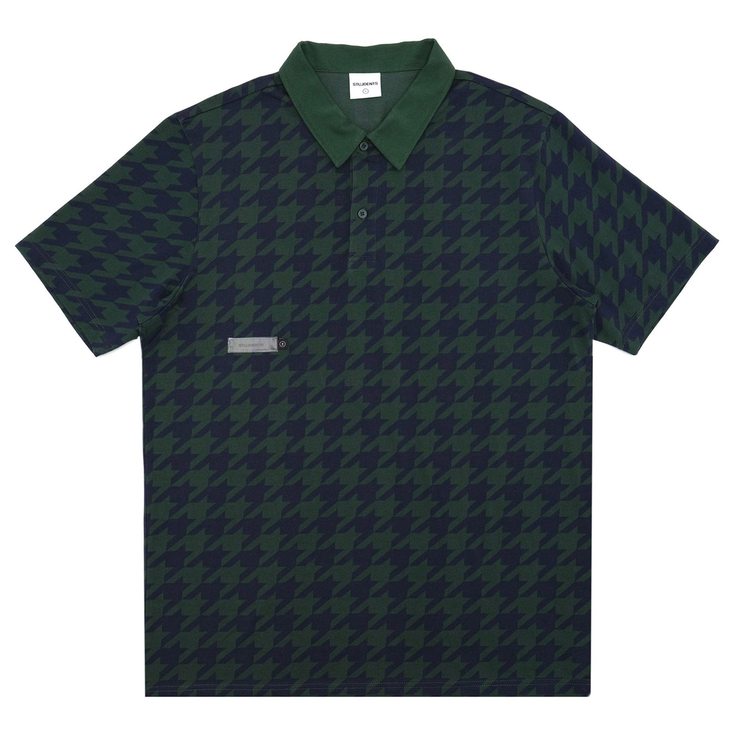 CAVINDER HOUNDSTOOTH POLO SHIRT、mySite、zt4zffjzw