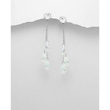 Swarovski Crystal Earrings & Pendants Sterling Silver-3 Styles of Beautiful Sparkling Crystal Earrings、mySite、g9winljtr