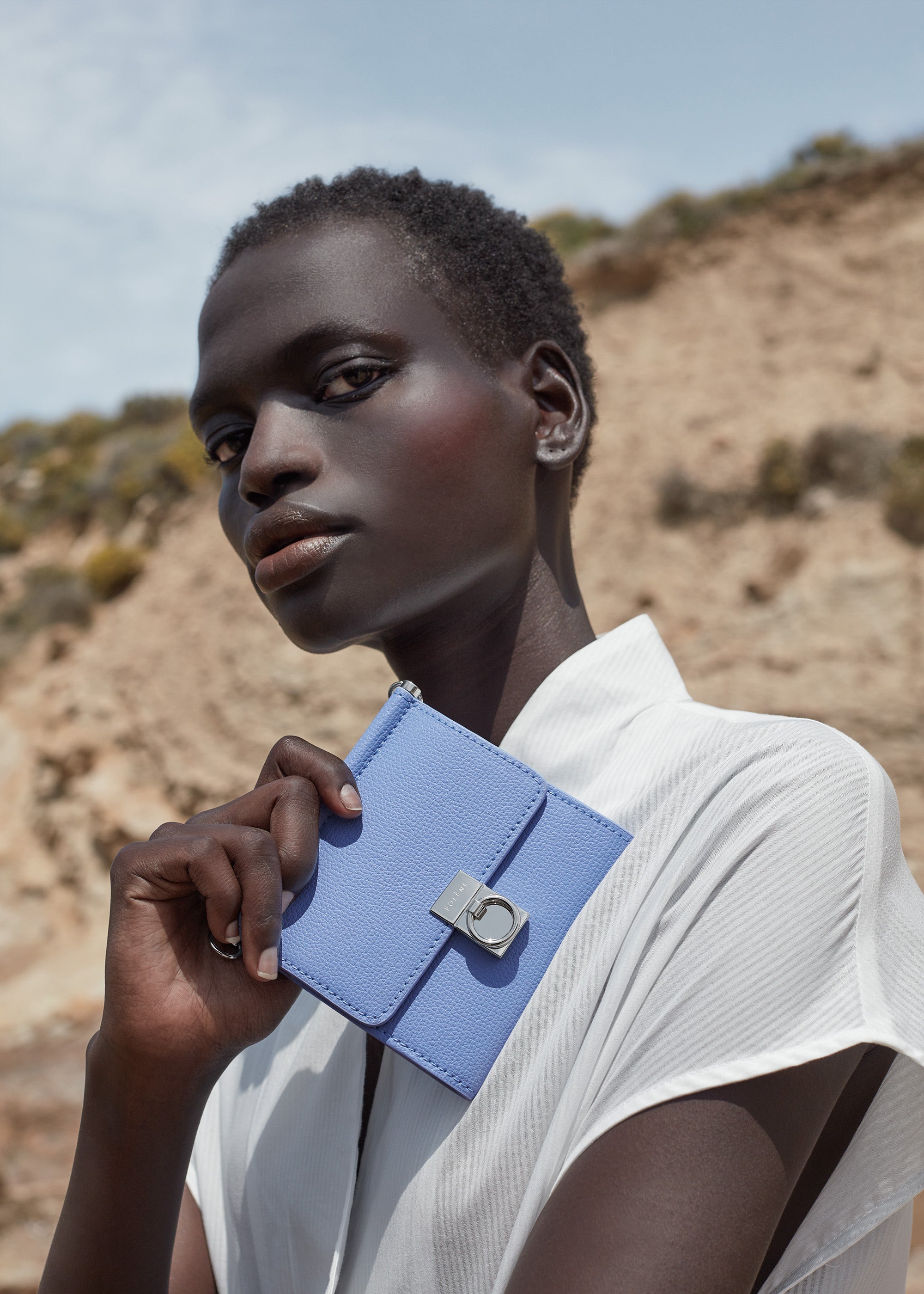 Portefeuille Num茅ro Sept Bandouli猫re - Lavande Grain茅、mySite、camillekostekn