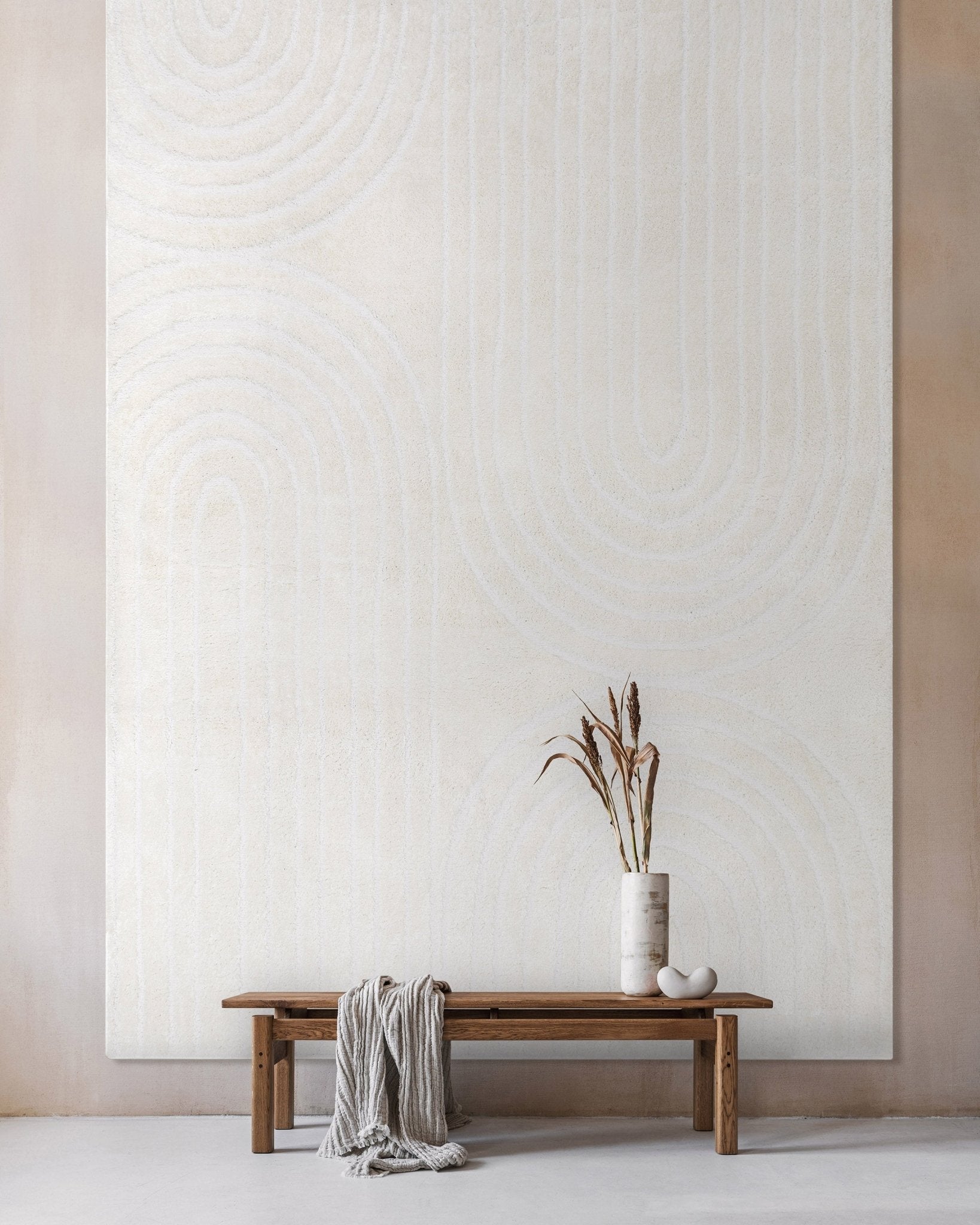 Rainbow Shag Geometric Ivory High-Low Rug、mySite、gigharbornorthrealestate