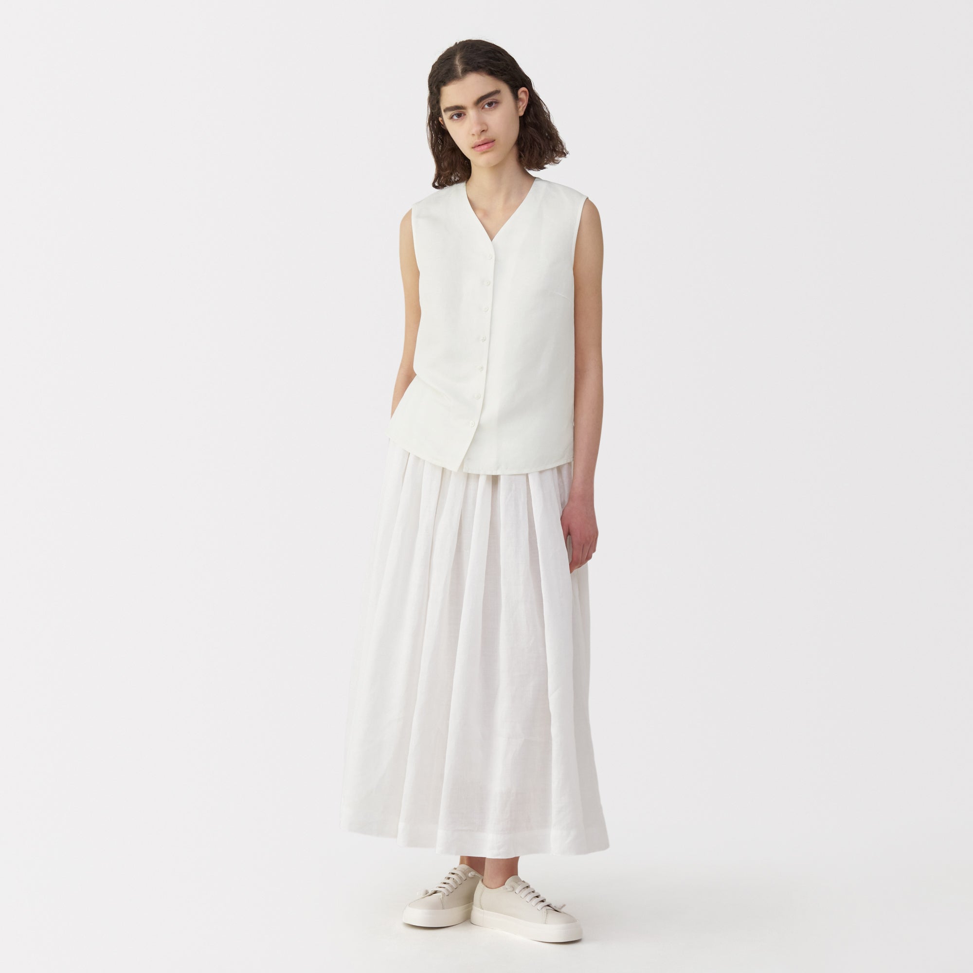  Labo Women's Linen Silk Sleeveless Shirt、mySite、sugarbowlscore