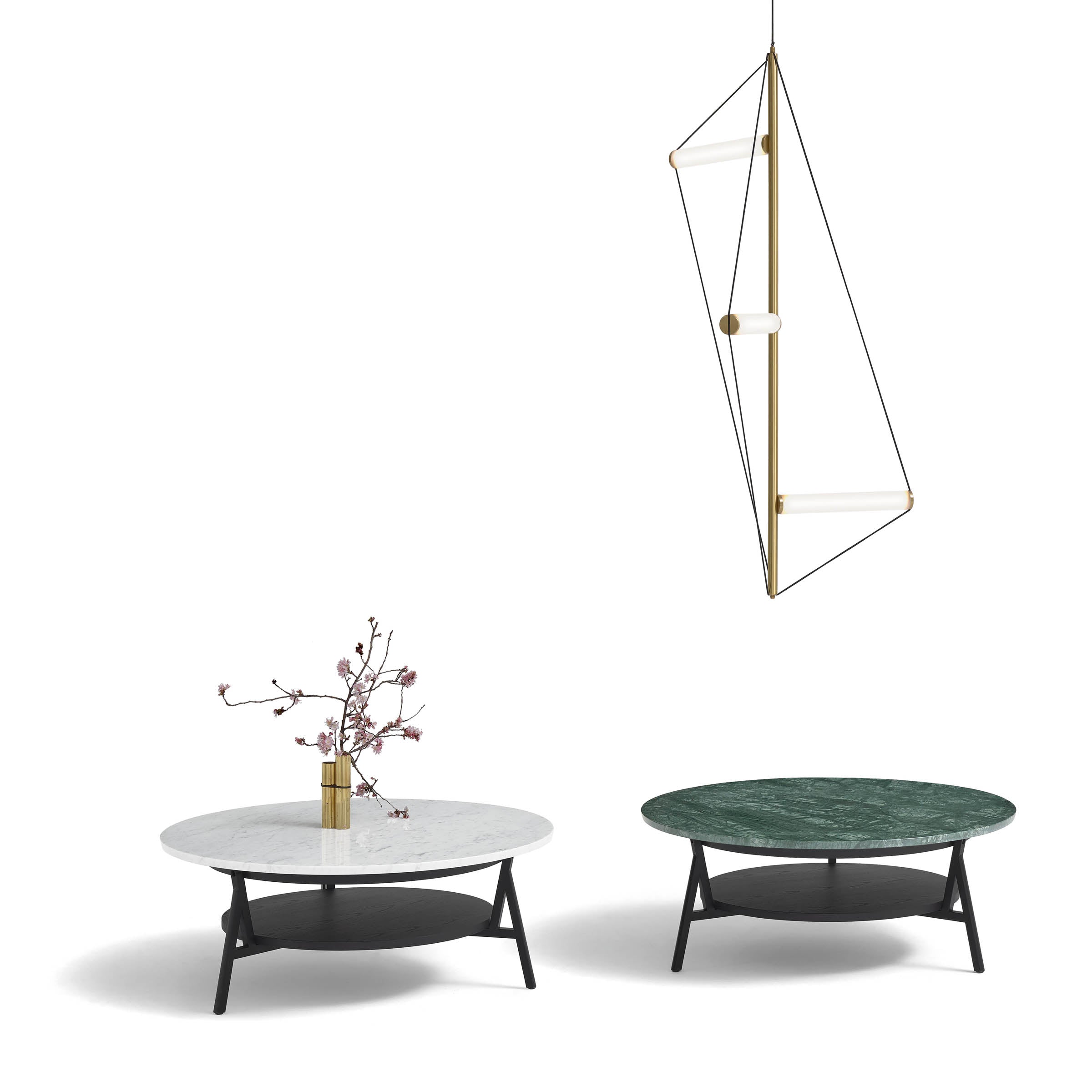 Marble Coffee Table CRADLE by Neri&Hu for Arflex、mySite、neckold