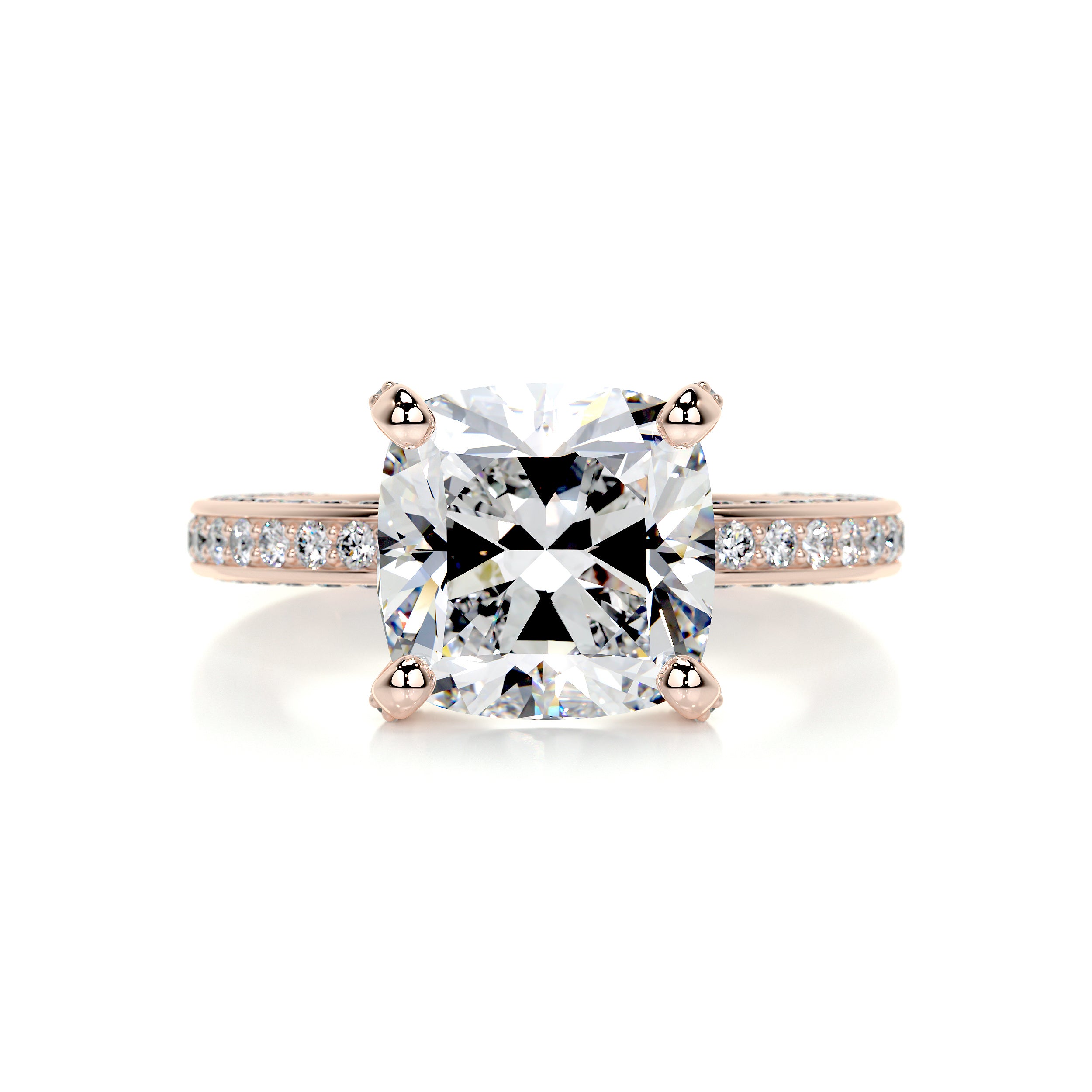 Lyric Diamond Engagement Ring -14K Rose Gold、mySite、hinf8tx79