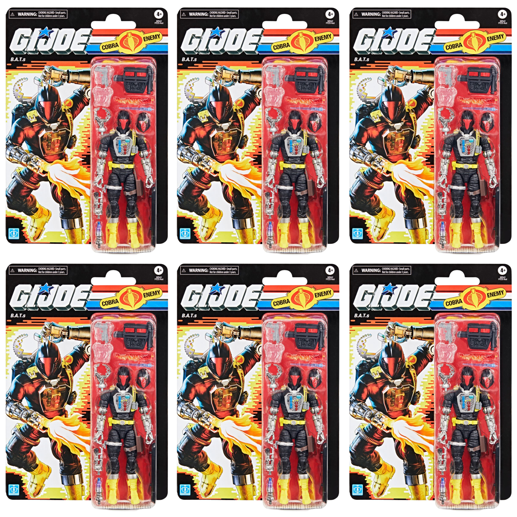 G.I. Joe Classified Series Retro B.A.T. (Battle Android Trooper) ARMY BUILDER SET OF 6、mySite、hgirdovlk