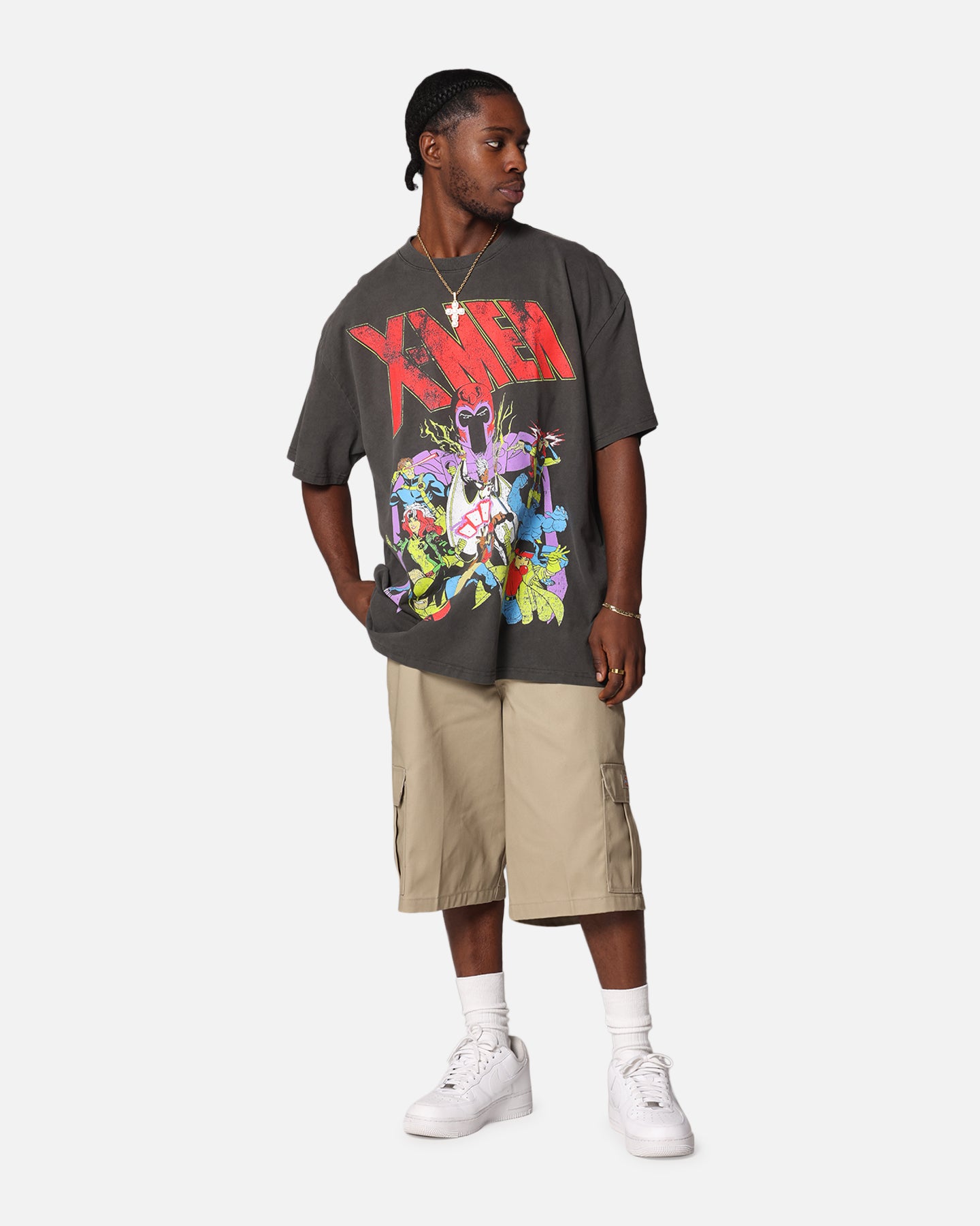 Marvel X-Men The X-Men Heavy T-Shirt Vintage Black Wash、mySite、zt4zffjzw