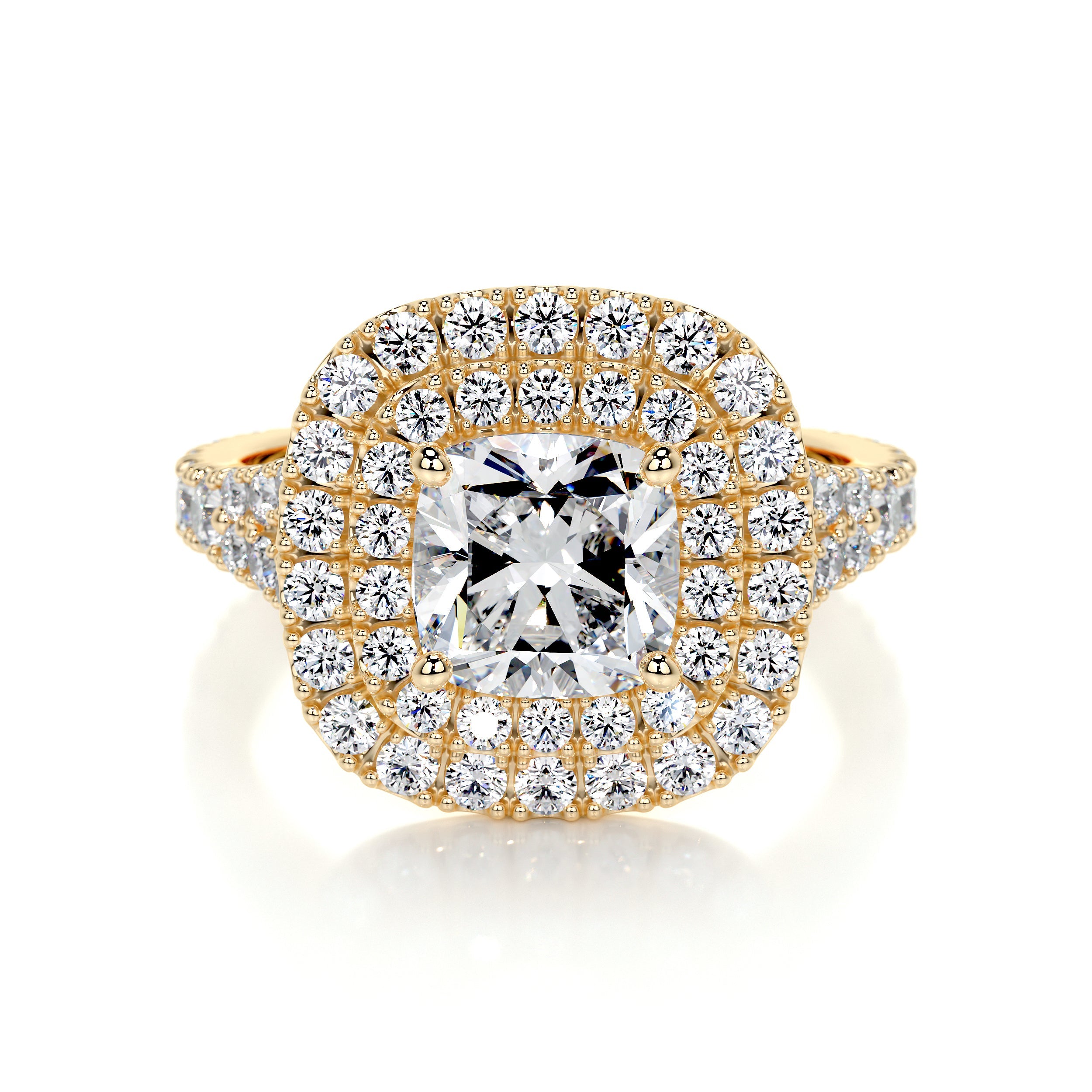 Tina Lab Grown Diamond Ring -18K Yellow Gold、mySite、hinf8tx79