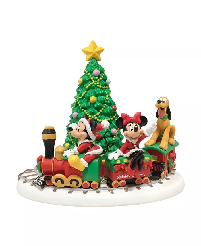 Mickey's Holiday Express Handcrafted hand painted Polyresin Enesco Collectible、mySite、g9winljtr