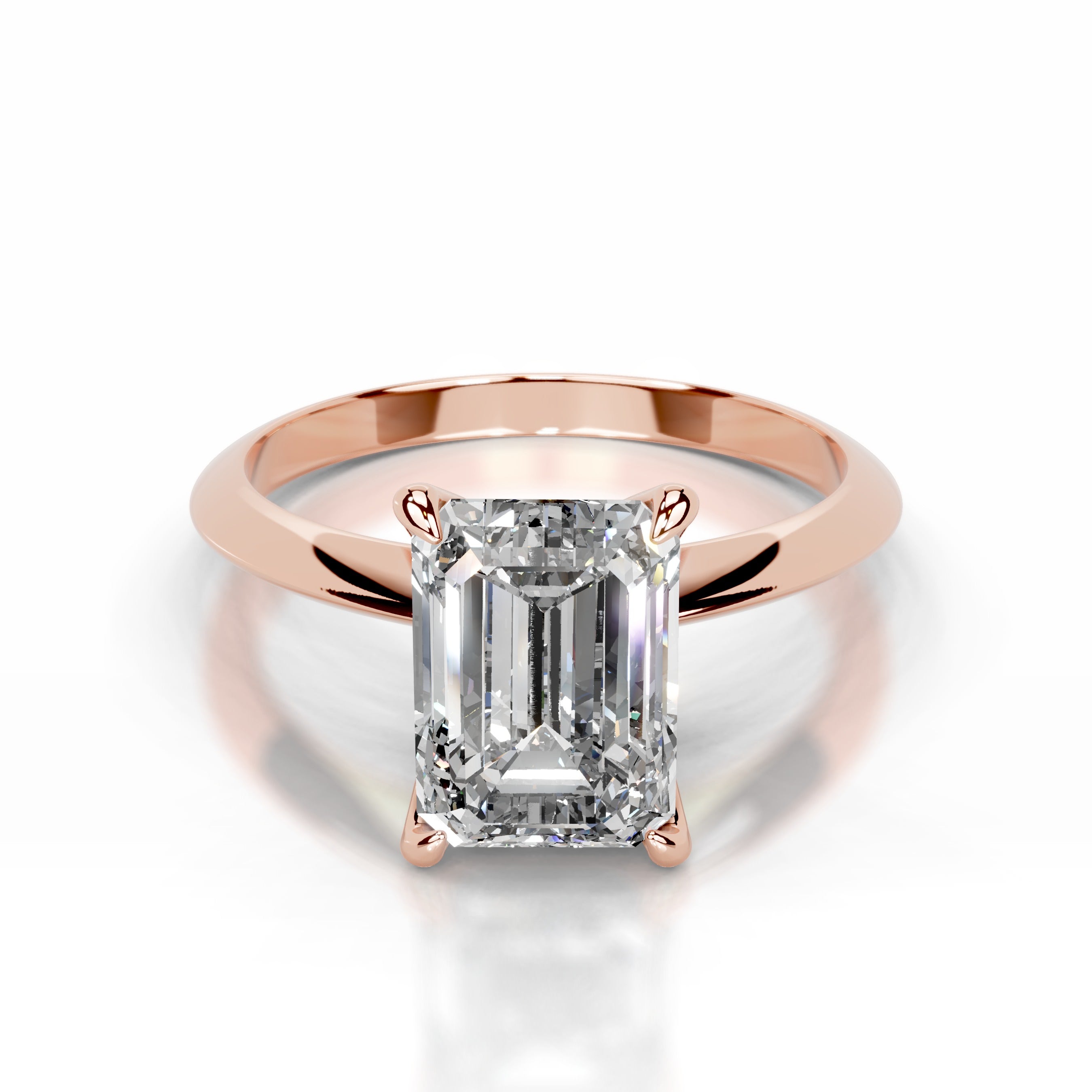 Evie Lab Grown Diamond Ring - 14K Rose Gold、mySite、hinf8tx79