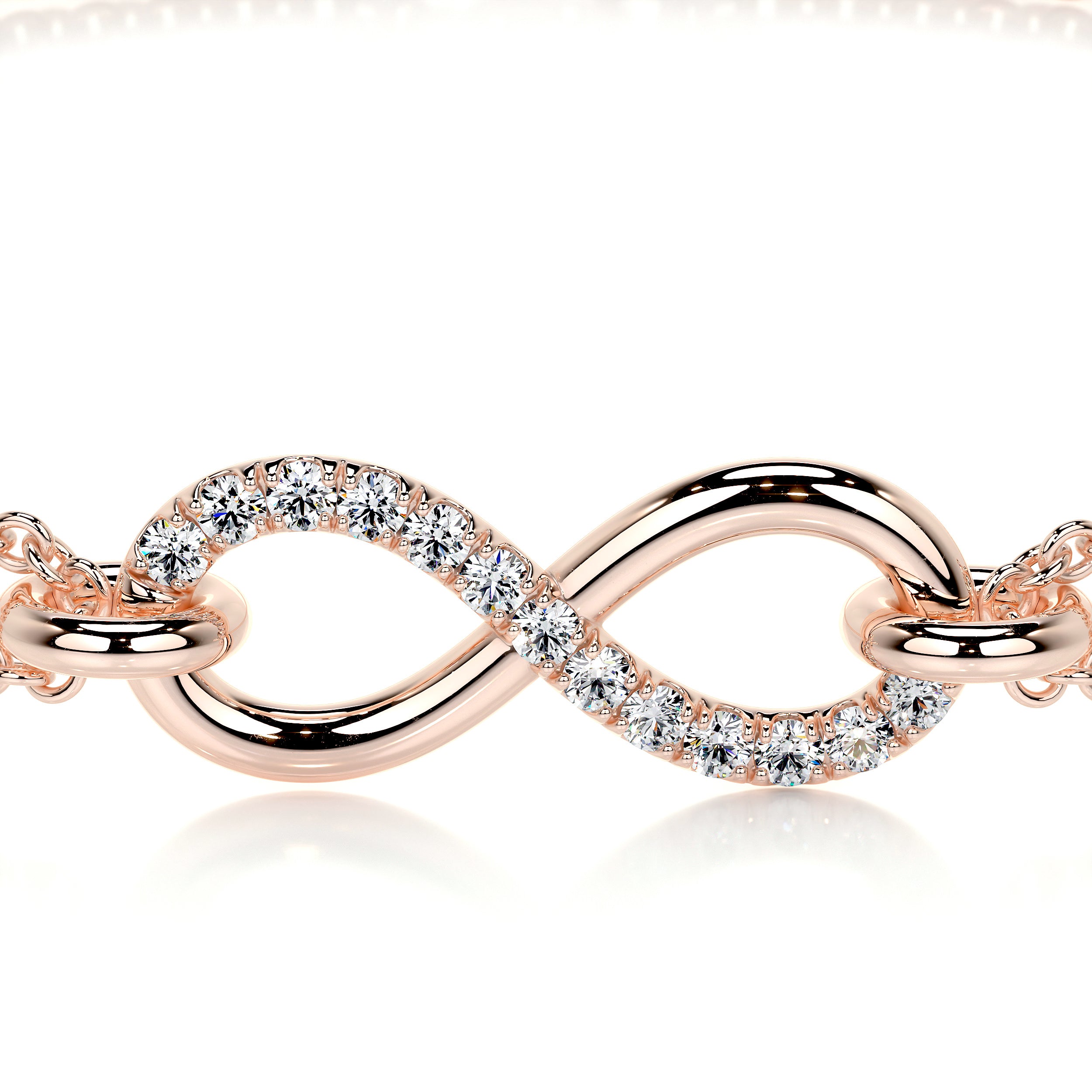 Candice Lab Grown Diamonds Bracelet (0.07 Carat) -14K Rose Gold、mySite、hinf8tx79