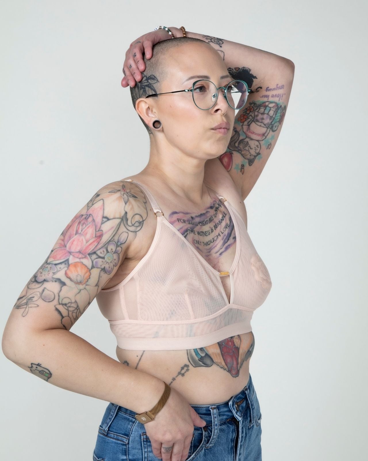 Victoria Mesh Keyhole Bralette、mySite、bengalsvssteelers