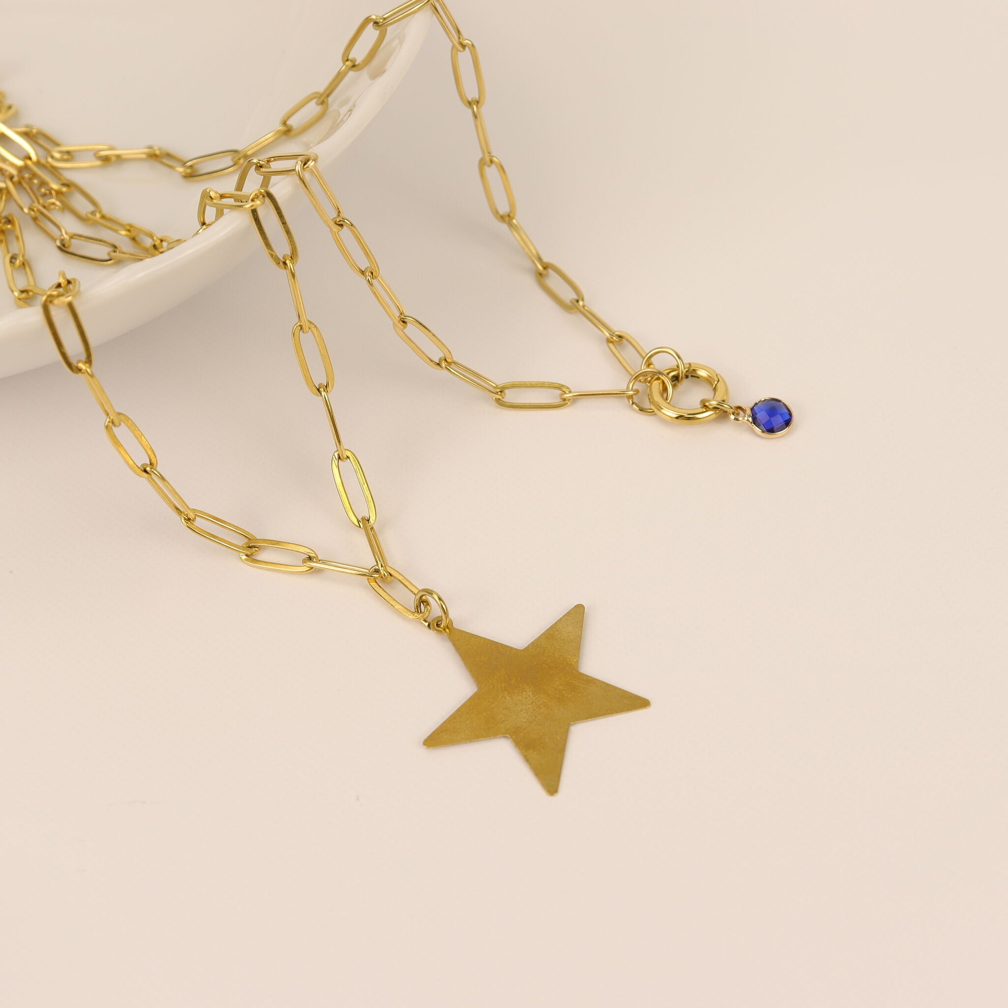 Brass Blank Star Pendant With Hole / SBB0211、mySite、dreamappss