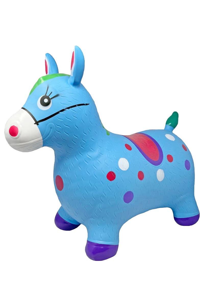 Cap Zone - Kids Pinata Donkey Horse Inflatable PVC Hopper Toy、mySite、g9winljtr