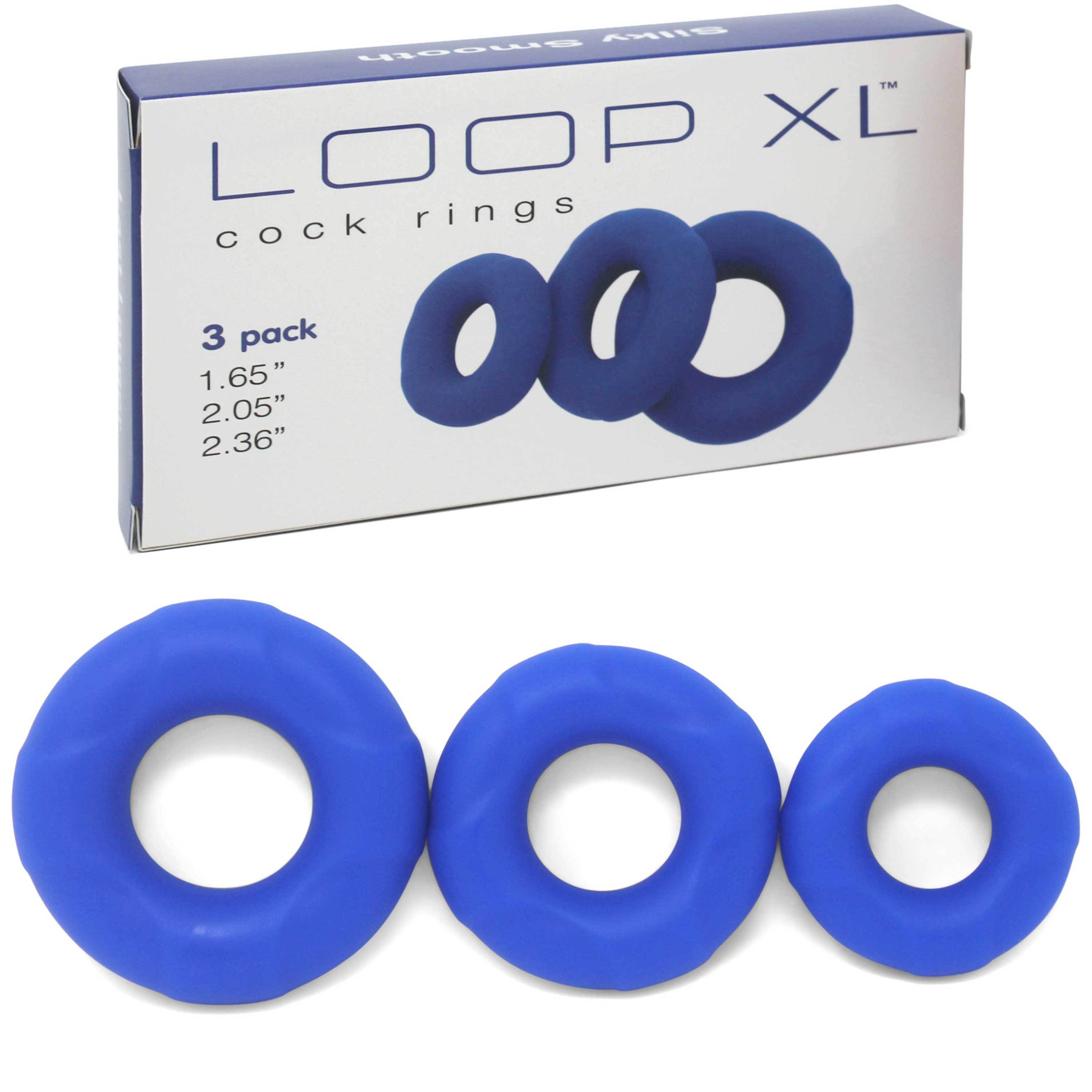 Lynk Pleasure Loop XL Silicone Cock Ring Kit and Ball Stretching Set for Men、mySite、bottomscart