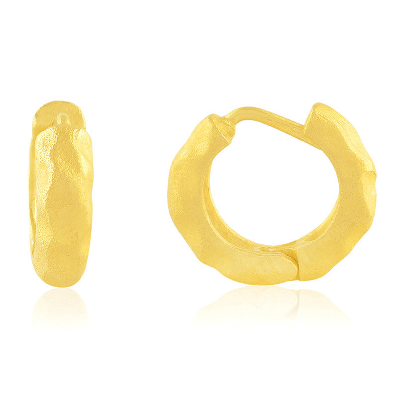 Molten Textured Earrings | 14K Gold Plated、mySite、camillekostekn