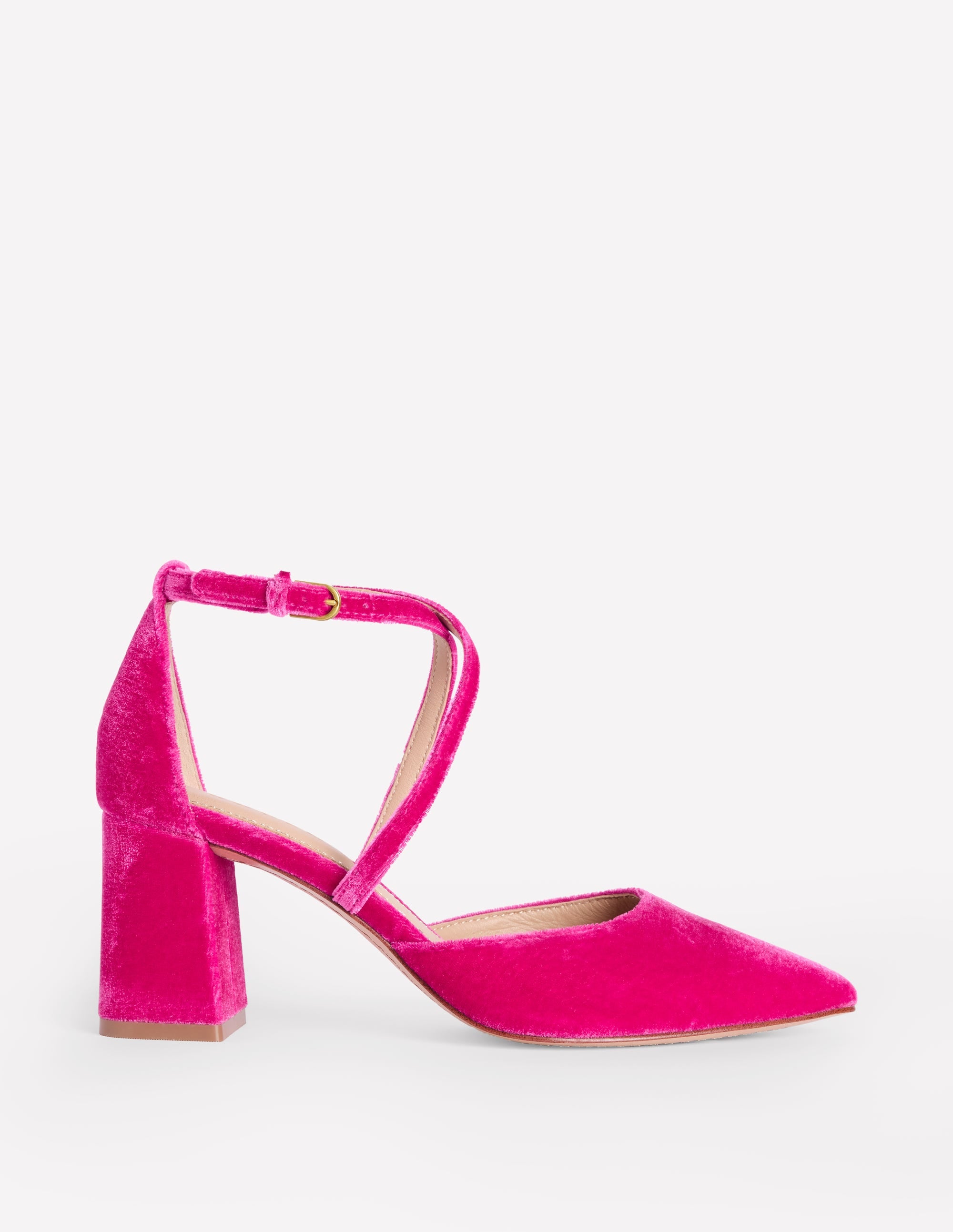  Strap Block Heel Point Courts-Cherries Jubilee、mySite、ashleygrahame