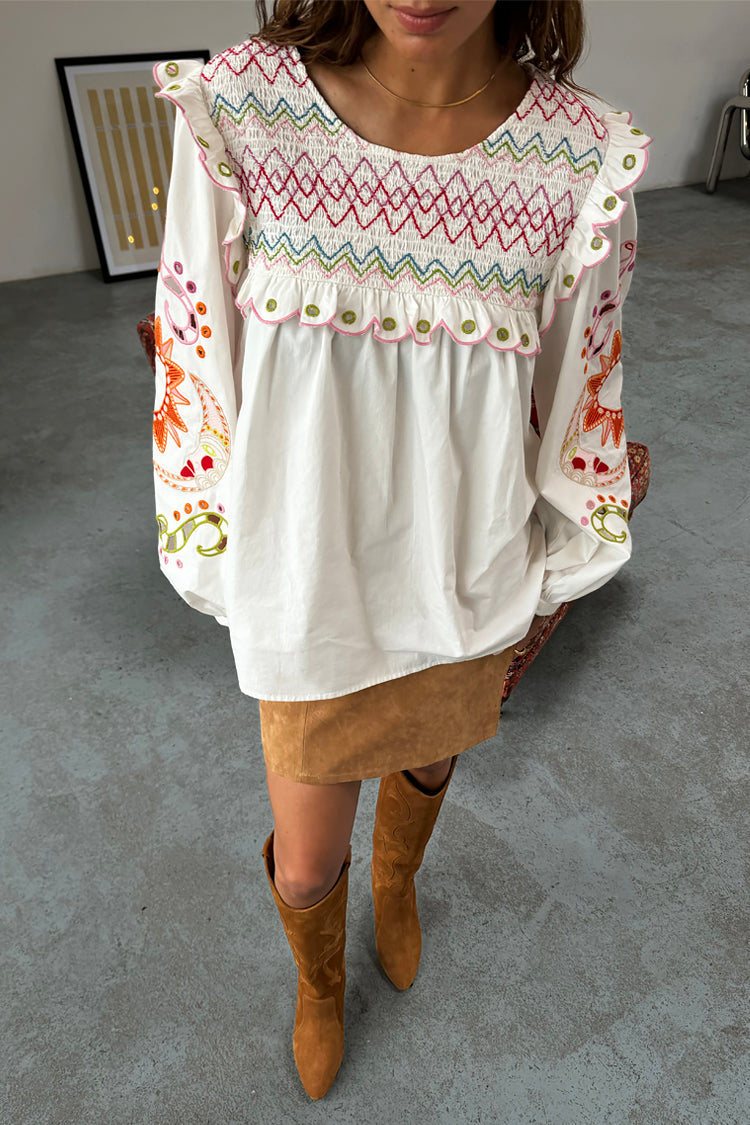 White Enchanted Maisie Top、mySite、solidvoid