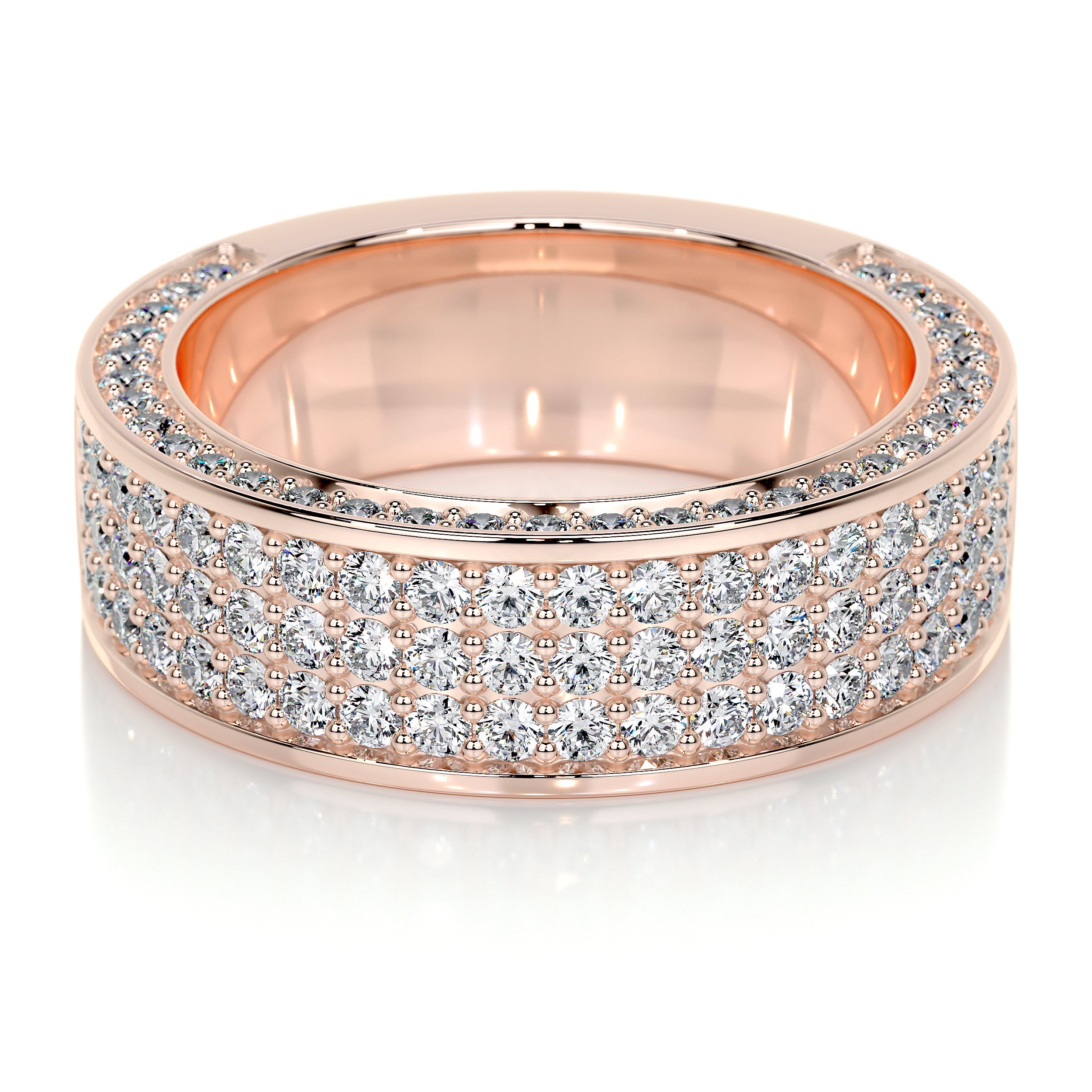 Vera Lab Grown Diamond Wedding Ring (1.5 Carat) -14K Rose Gold (RTS)、mySite、hinf8tx79