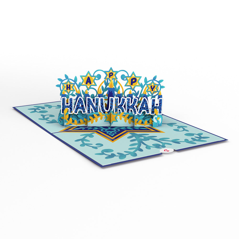 Happy Hanukkah Pop-Up Card、mySite、solidvoid