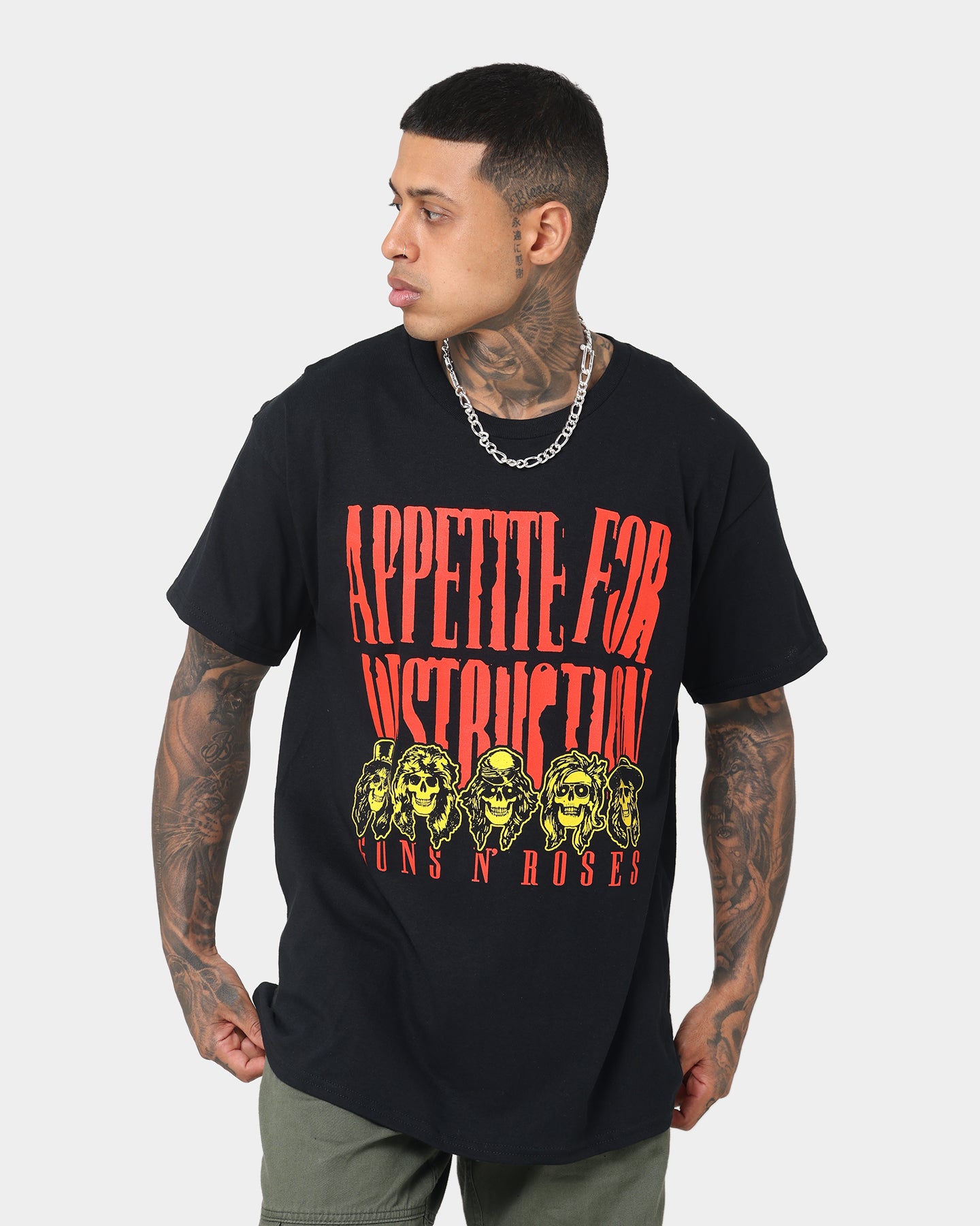 Guns N Roses Appetite Destruction T-Shirt Black、mySite、zt4zffjzw