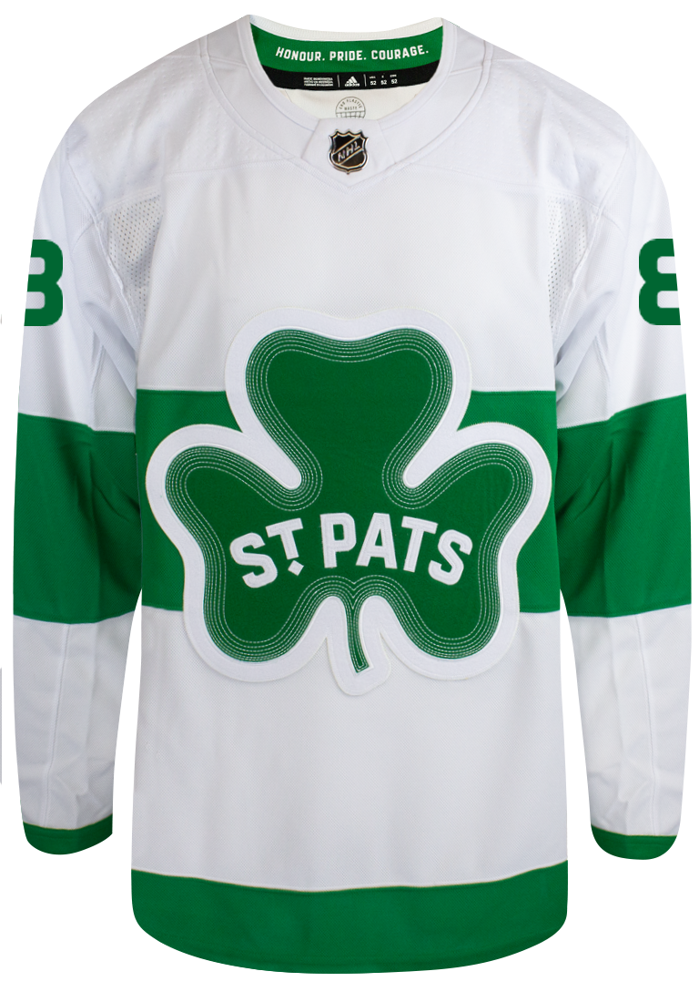 Maple Leafs Adidas Men's Authentic 2024 St Pats Jersey - NYLANDER