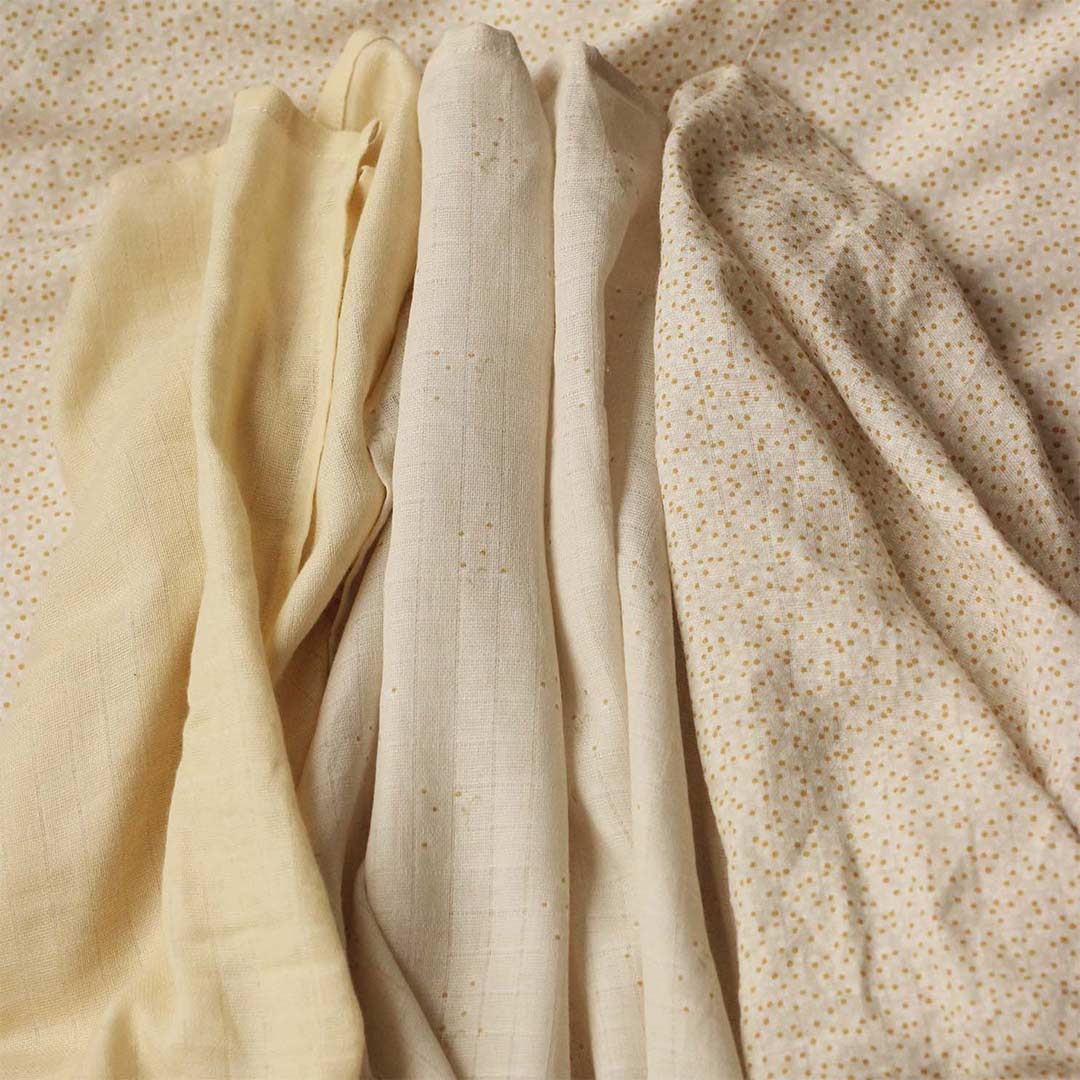  Avery Row Muslin Squares - 3 Pack - Wild Chamomile、mySite、merchandisen