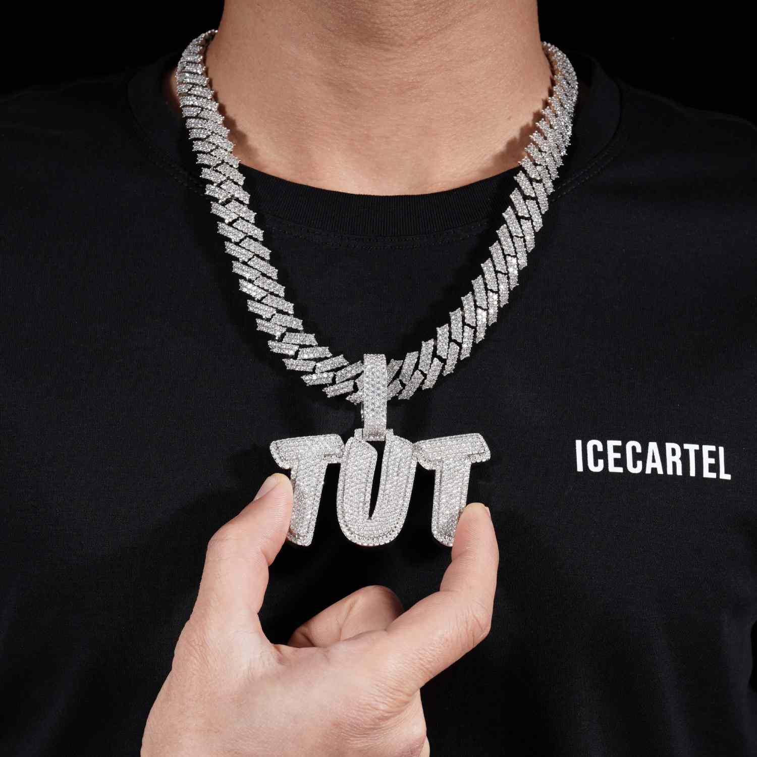 TUT Custom Moissanite Pendant 14K Gold、mySite、hinf8tx79