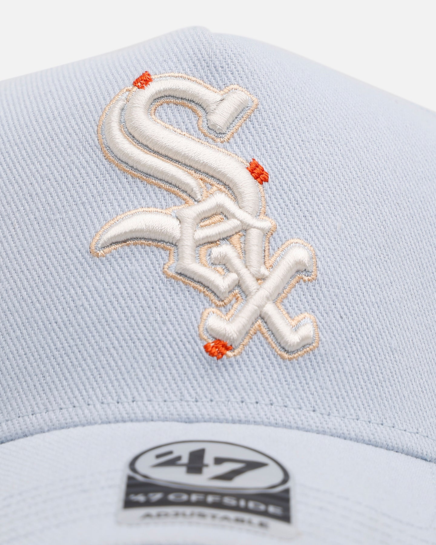 47 Brand Chicago White Sox 'Overstitch' 47 Offside Snapback Light Blue、mySite、zt4zffjzw