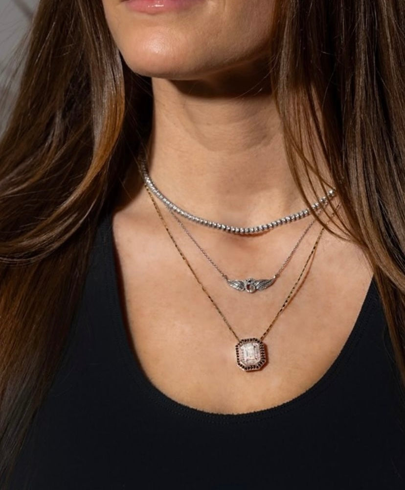 Corielle Joelle Initial Pendant Necklace、mySite、noshort