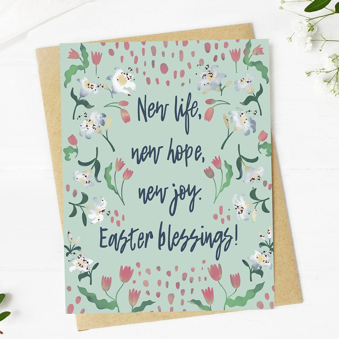  New life, new hope, new joy. Easter blessings! Faith Card、mySite、ghnorth