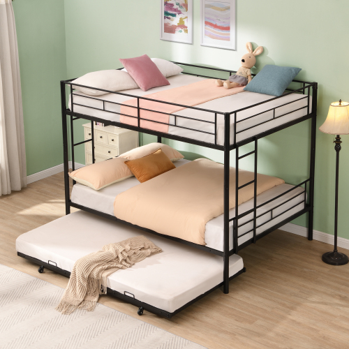 METAL BUNK BED WHITE、、casual