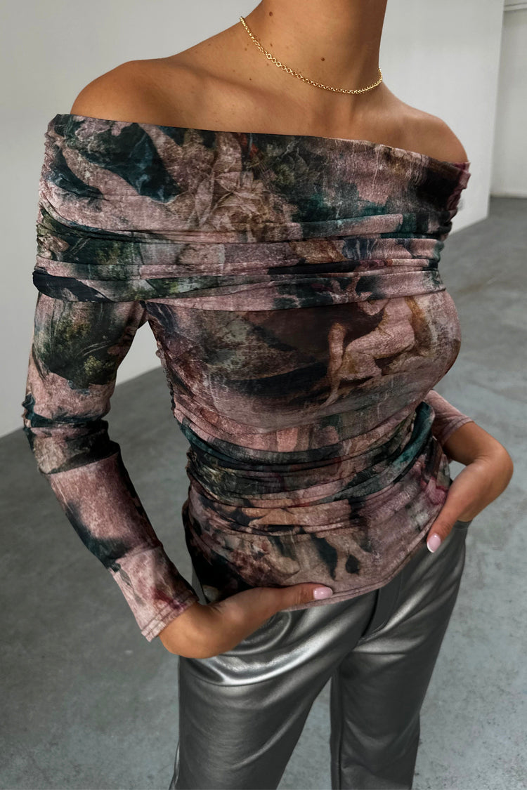 Romantic Diaz Mesh Top、mySite、solidvoid