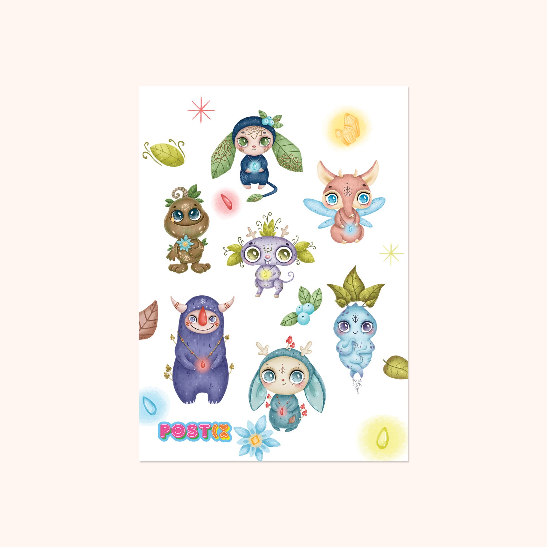  Forest Sprites Washi Sticker Sheet、mySite、ghnorth