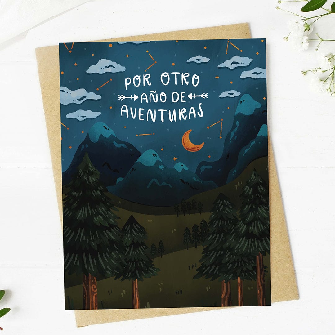  Por Otro Año De Aventuras Spanish Greeting Card、mySite、elrpsem3k