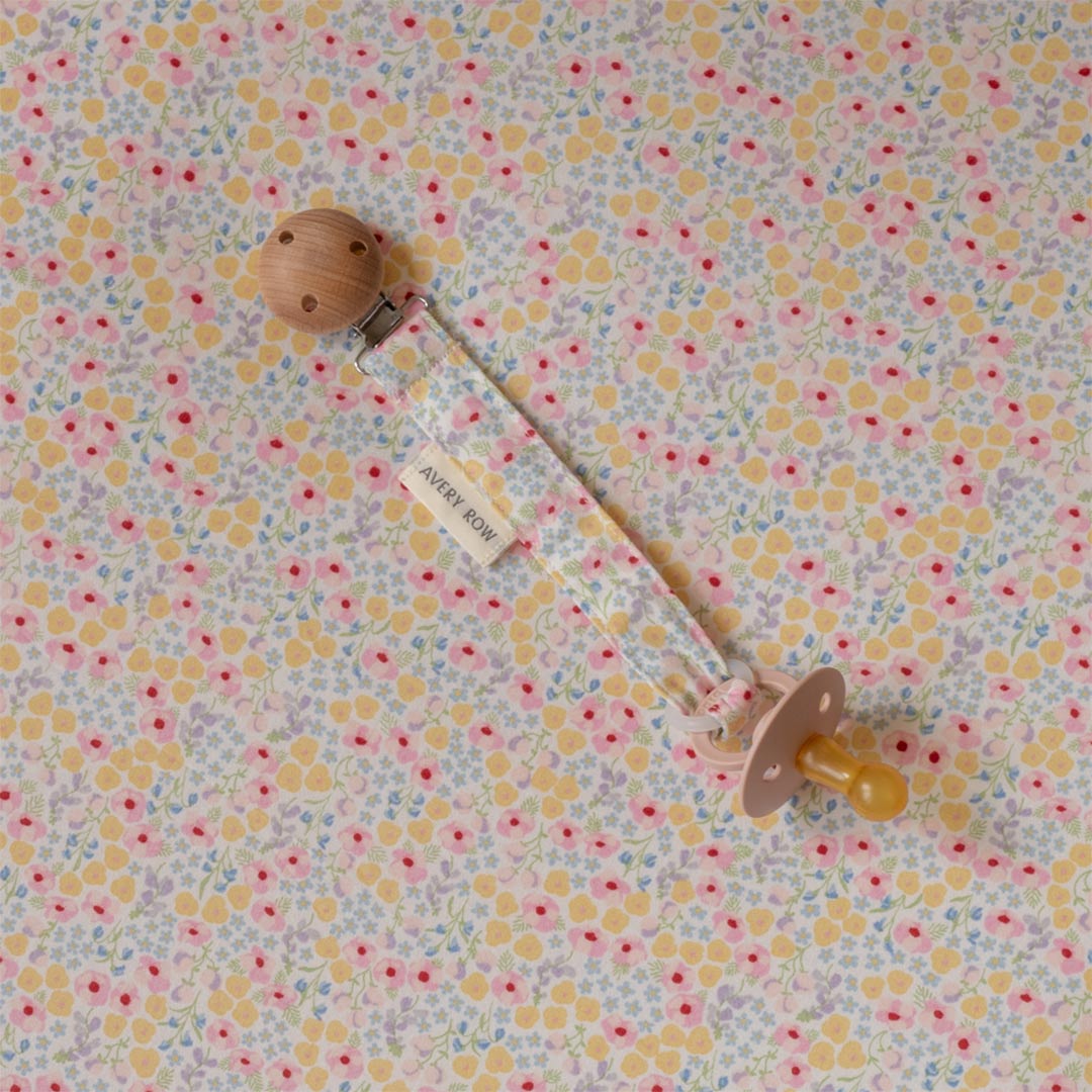  Avery Row Pacifier Holder - Wildflower Garden、mySite、merchandisen