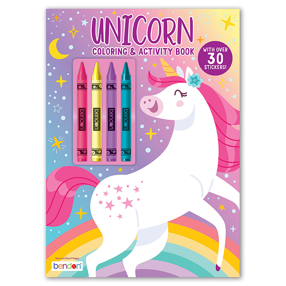  Unicorns Coloring & Activity Book with Stickers、mySite、ghnorth