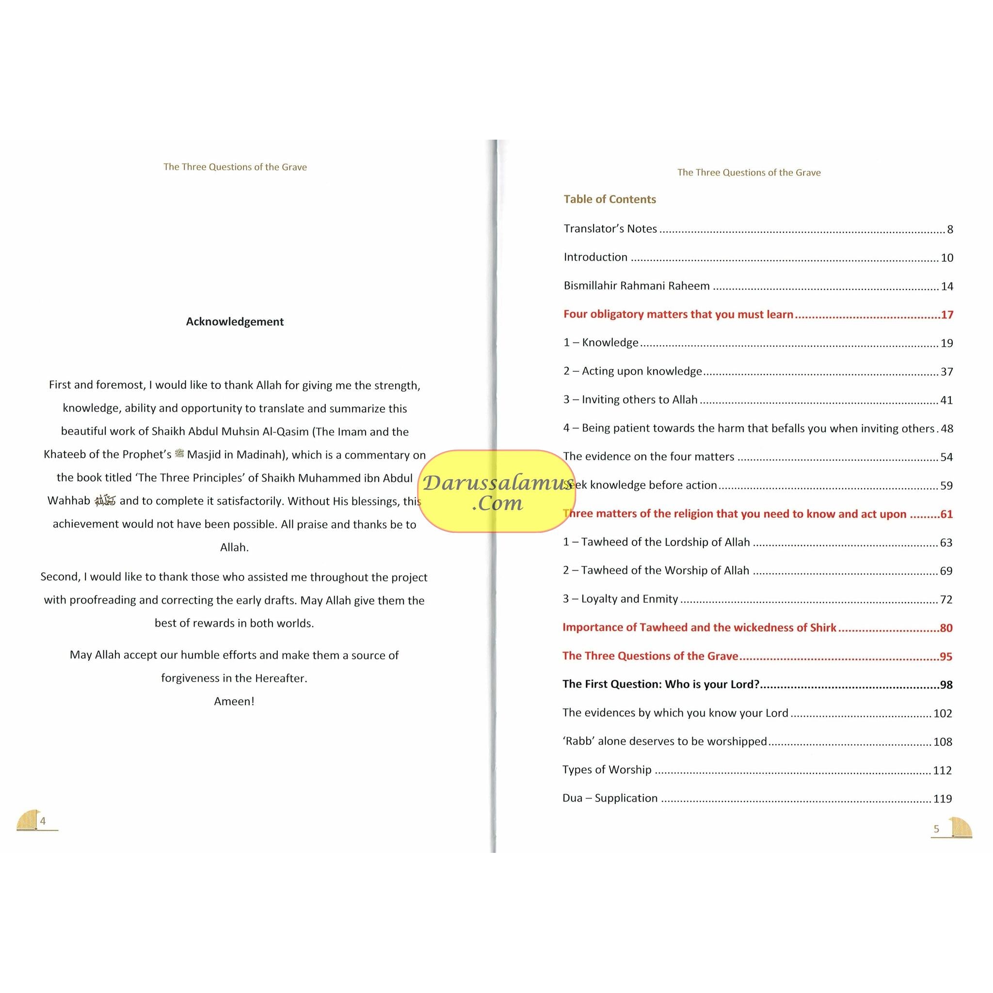 A Commentary on The Three Questions Of The Grave By Shaikh Muhammad Ibn Abdul Wahhab R.A、mySite、topwebapps